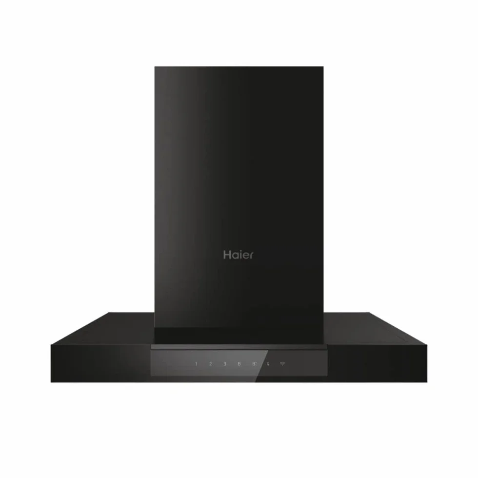 Haier I-LINK HATS6DS46BWIFI okap ścienny 60 cm dotykowy 5 poziomów mocy Booster timer Wi-Fi czarny