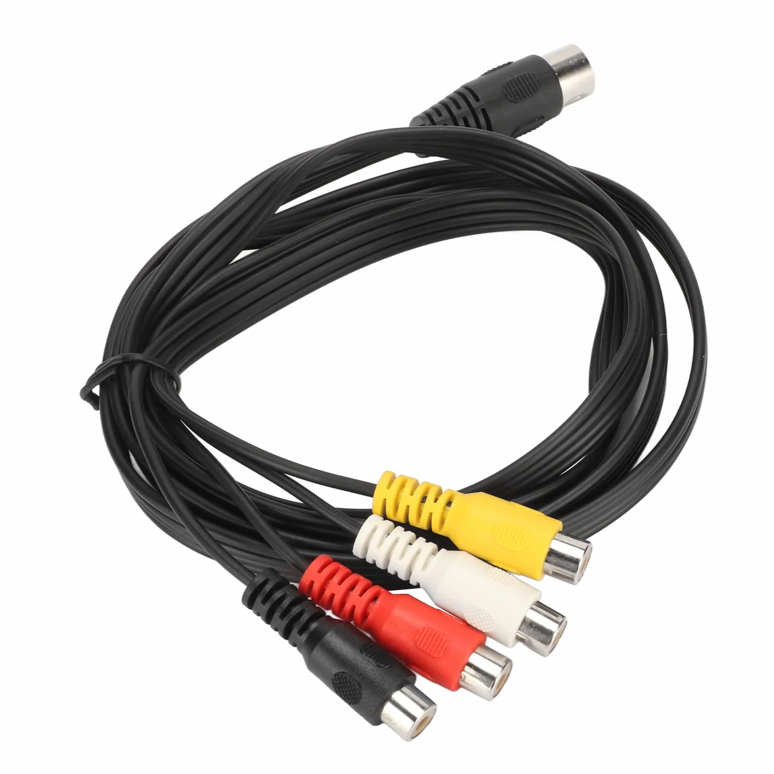 5-pinowy Męski Kabel Din na 4 żeński Przewód do Systemów Stereo Dvd Phono 5-pinowy Magnetowid Din, żeński Kabel Adaptera S Kable Wideo