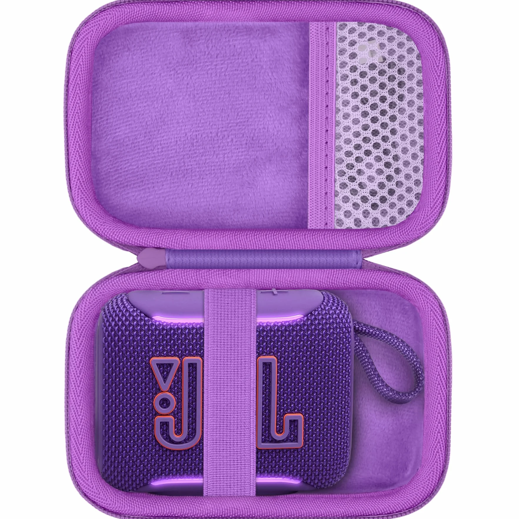 co2CREA Twarde etui ochronne na telefon komórkowy JBL GO 4 Ultra przenośny głośnik Bluetooth, tylko torba