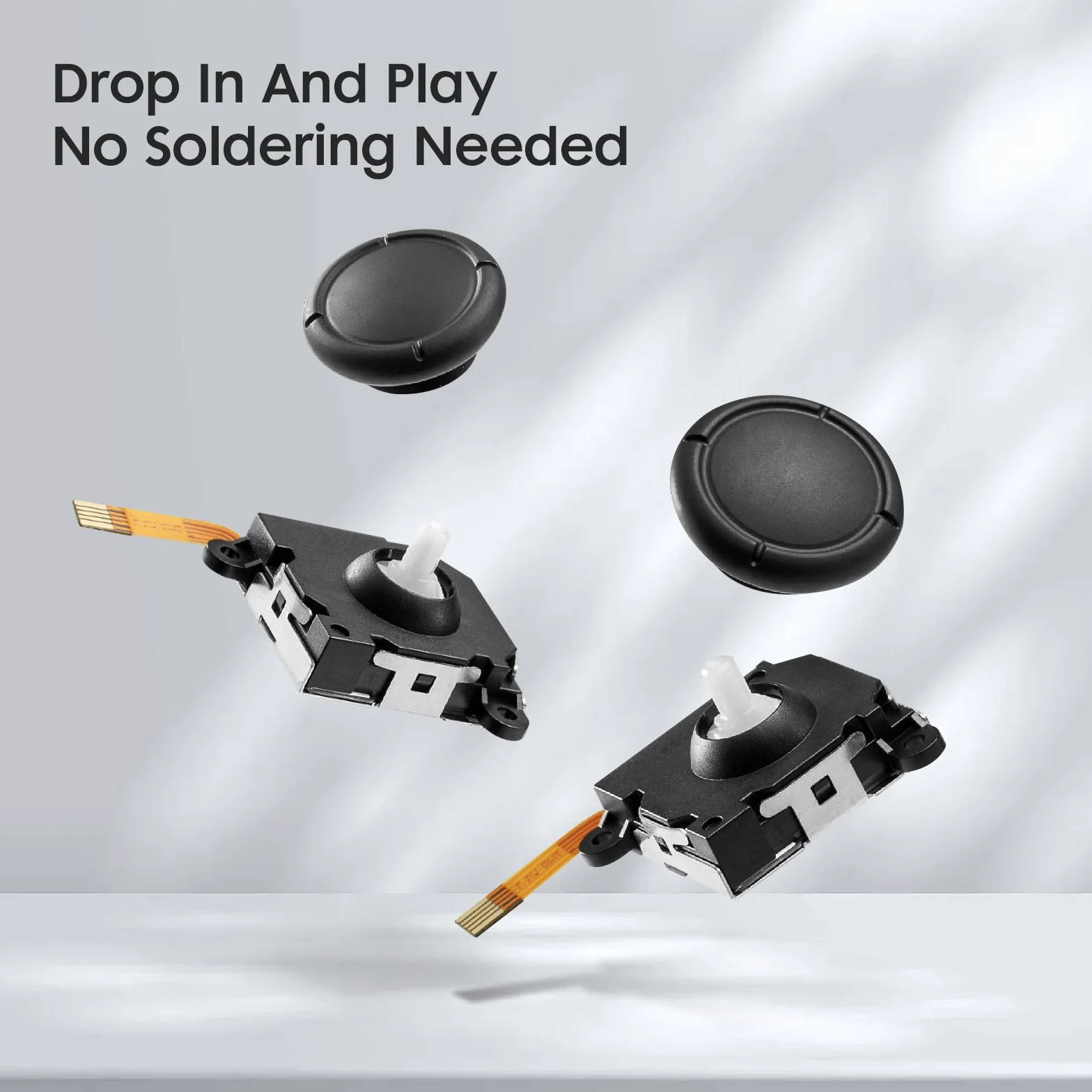 LONGYI GuliKit TMR Joysticks zamiennik JoyCon do Switch/Switch OLED/Switch Lite, lewy/prawy, 4 kolory
