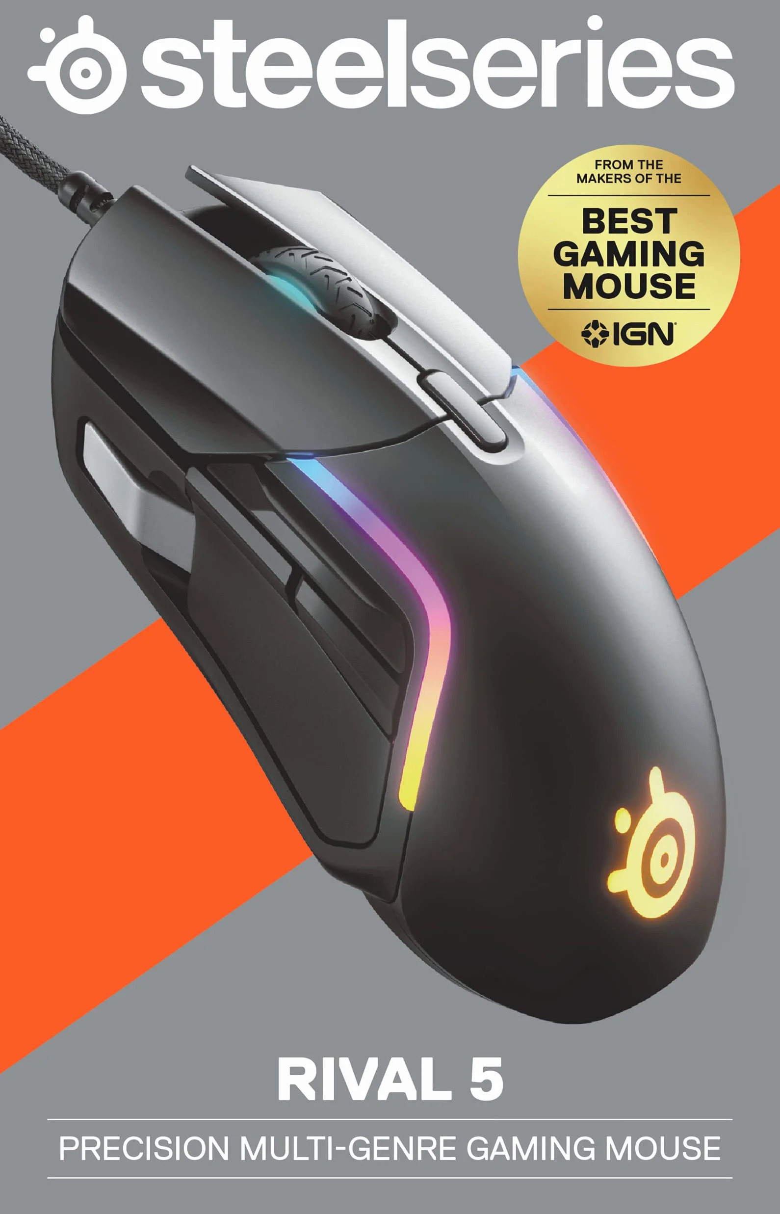 Steelseries Rival 5 Mysz Gamingowa Czarny