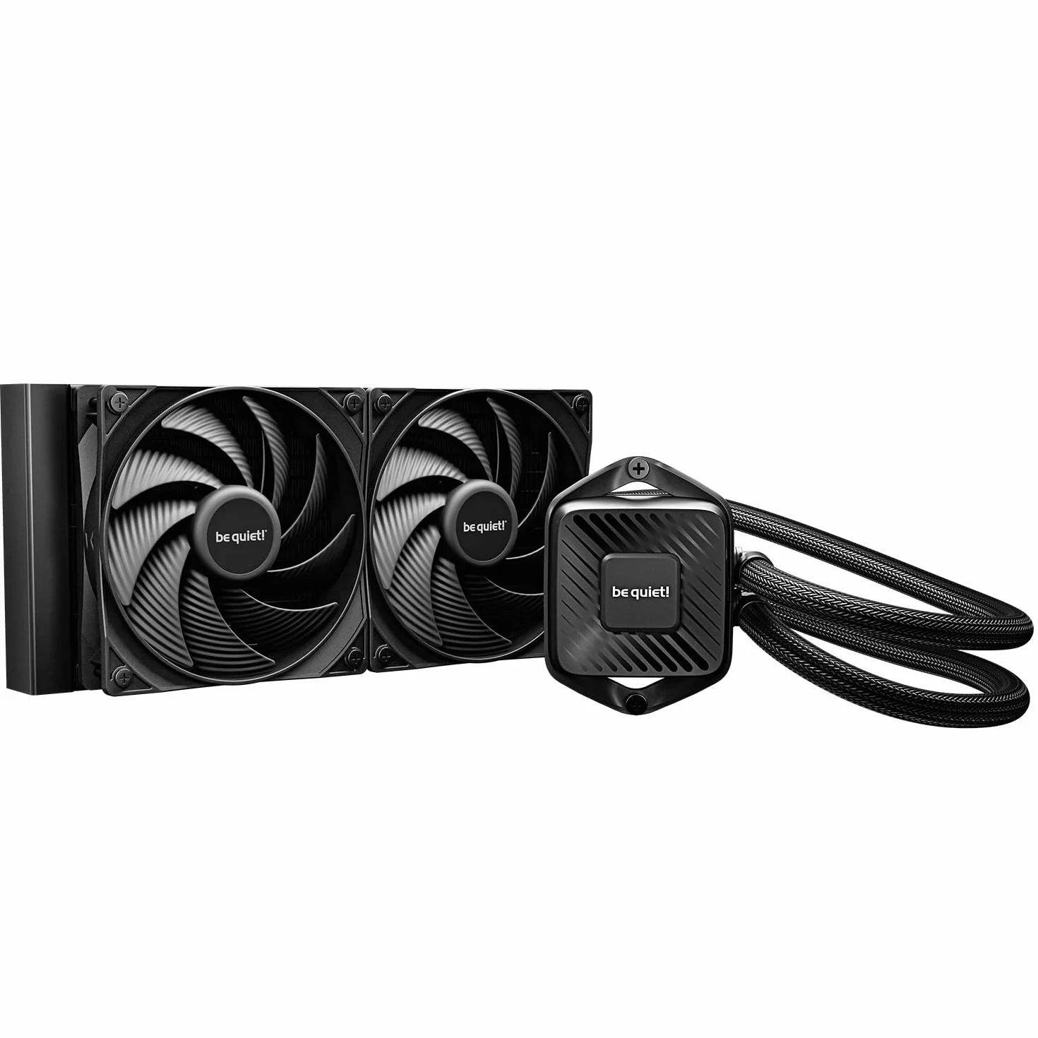 be quiet! Pure Loop 3 240 mm All-in-One chłodzenie wodne do lekko podkręconych systemów AMD/Intel, 2 x wentylatory Pure Wings 3 120 mm PWM, wysokie ciśnienie statyczne, cicha pompa PWM
