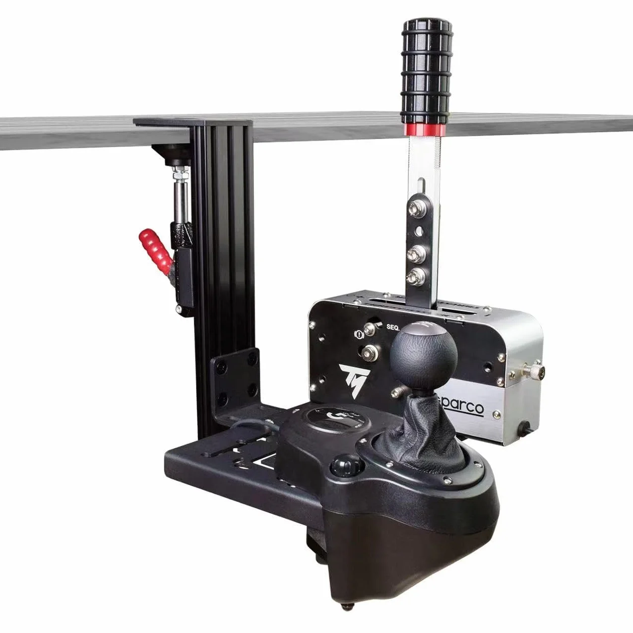 Uchwyt na biurko do wyścigu Sim Shifter Hamulec ręczny Kompatybilny Logitech G Driving Force Shifter Thrustmaster TH8A Fanatec ClubSport USB