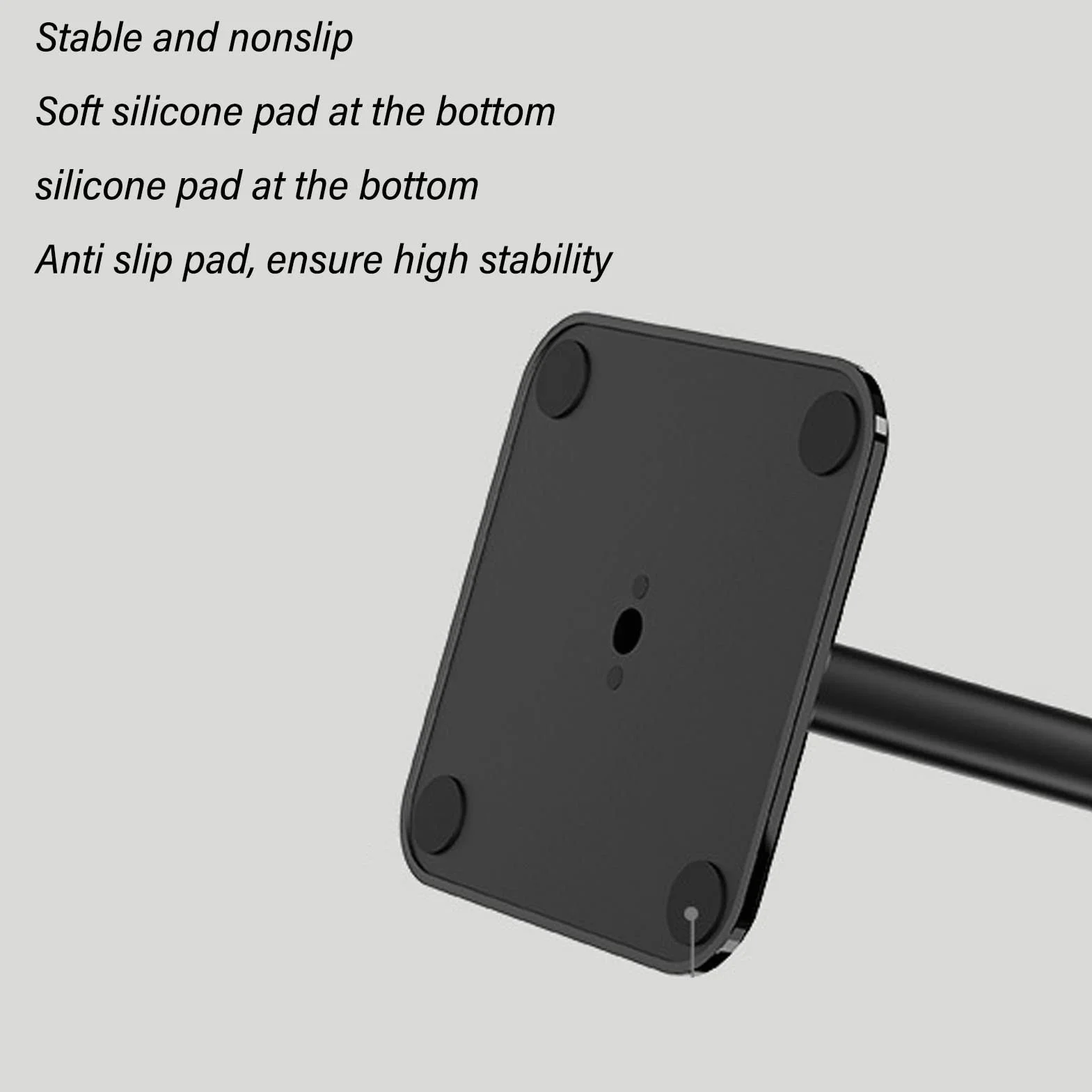 Stojak na Słuchawki Aluminiowy na Biurko, Uchwyt z Solidną Podstawą TPU do AirPods Max, HyperX, Łatwy w Instalacji (Czarny)