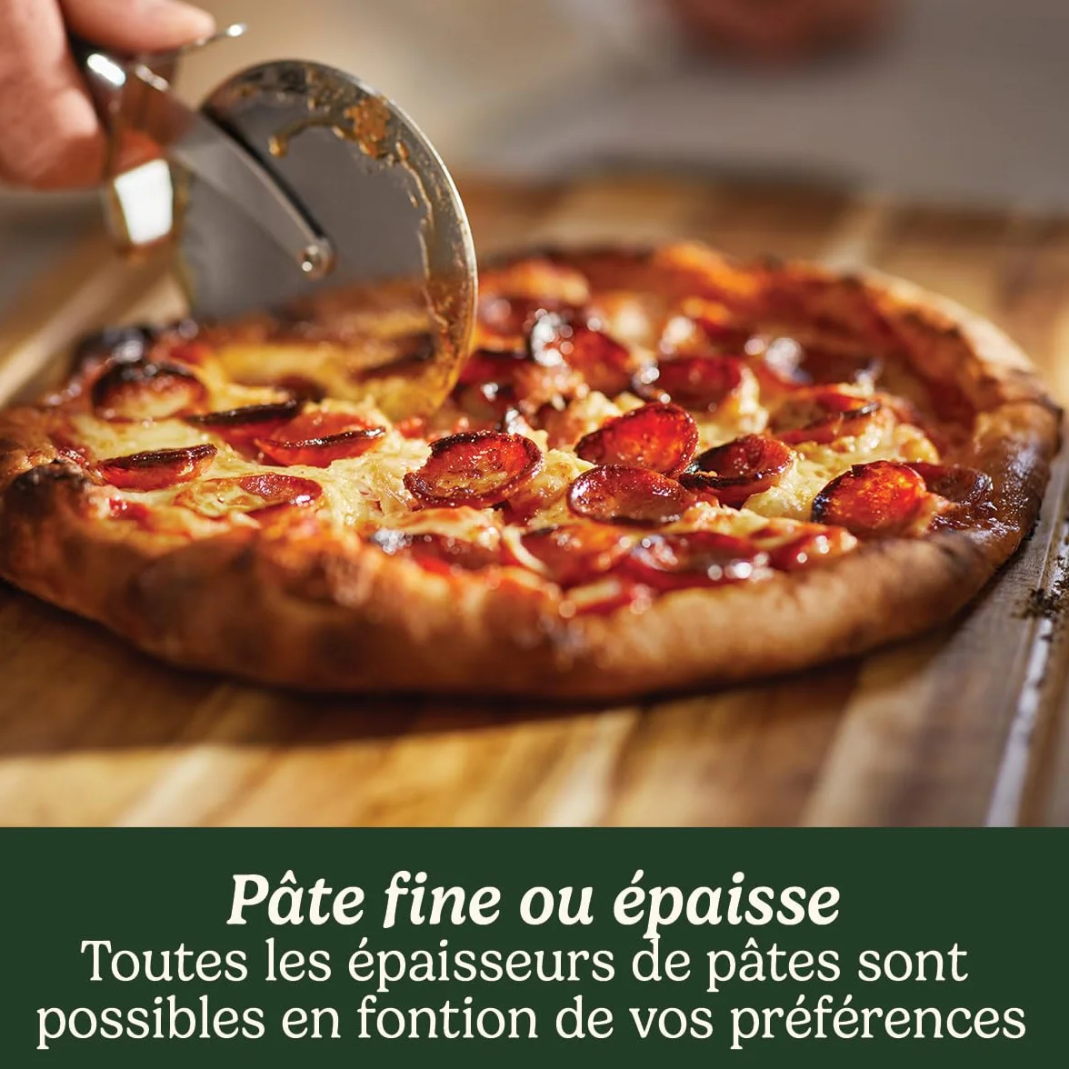 Cuisinart Piec do pizzy | do użytku w pomieszczeniach | smak pieca na drewno w 5 minut | zestaw do pizzy w zestawie: łopatka do pizzy, krajarka, kamień i głęboka forma | regulowany czas i temperatura