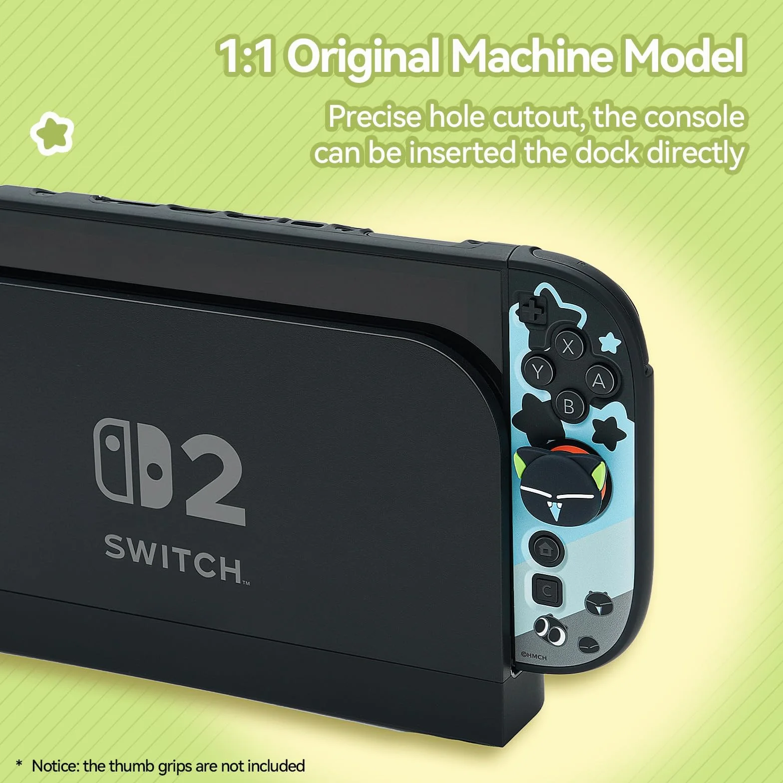 GeekShare Pełna powłoka ochronna kompatybilna z Switch 2, twarda obudowa PC zaprojektowana dla konsoli do gier Switch 2025 i kontrolerów Joy Con - seria HEI