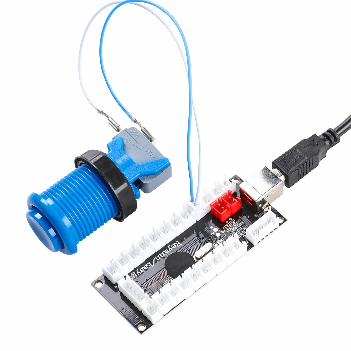 Reyann Zero Delay Arcade USB Encoder Pc to Joystick dla Mame Jamma i innych gier walki na PC
