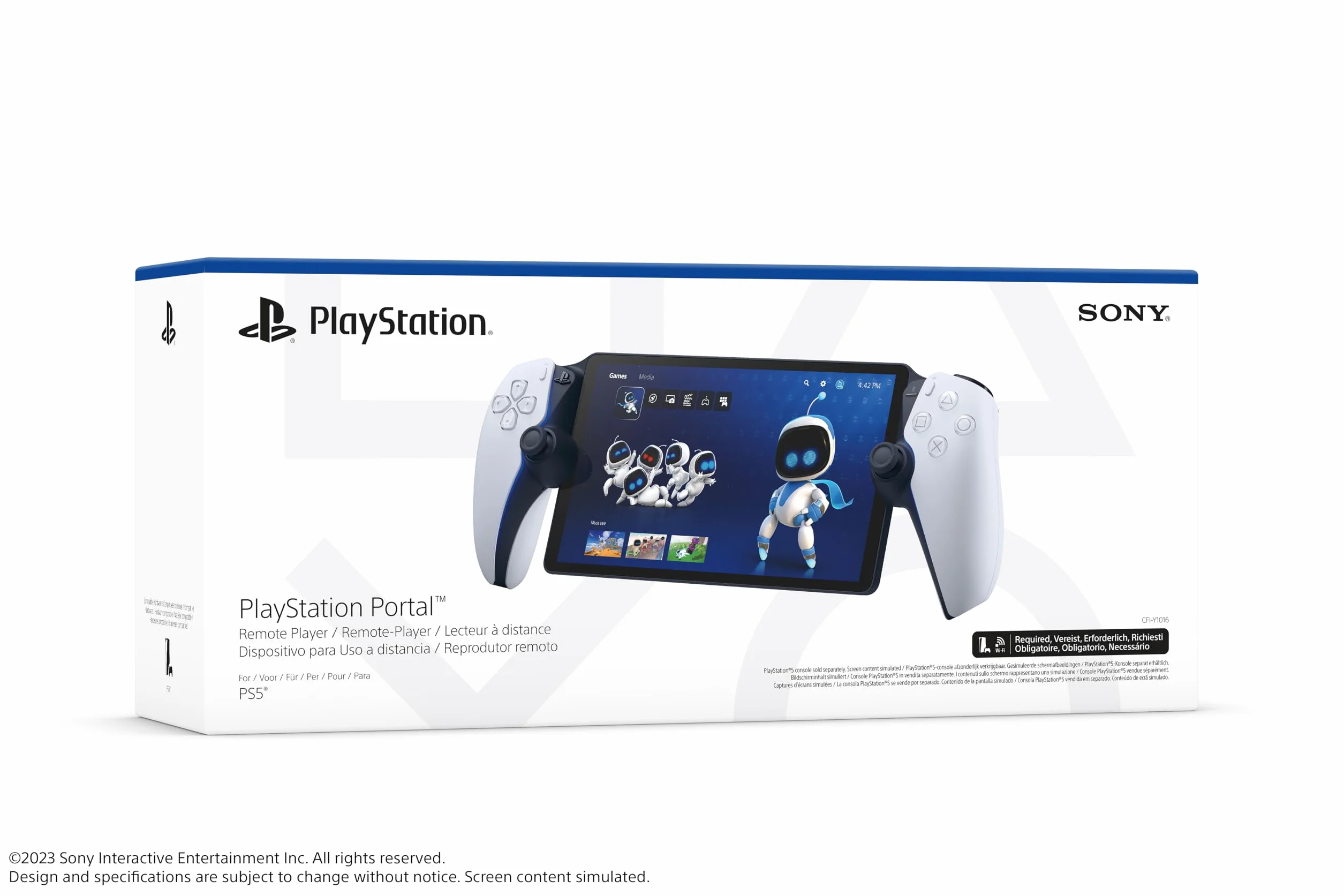 Sony Playstation Portal Konsola, Czarny, 33,7 x 15 x 9,5 cm