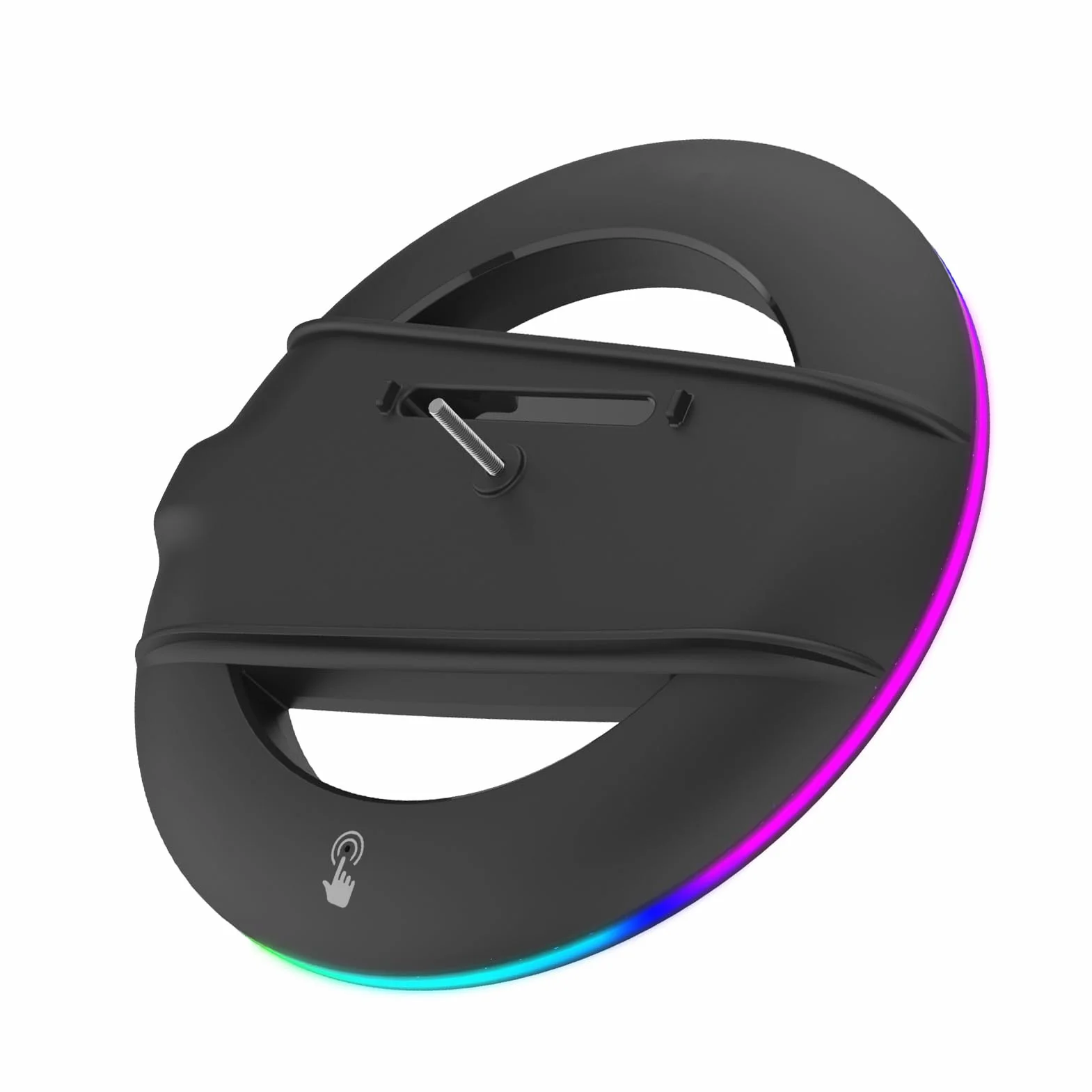 Annadue Pionowe Stoisko dla PS 5 Pro/Slim, Console Gaming Cooling Station Pionowe Uchwyt RGB Akcesorium Podstawowe ze śrubami, Kompatybilne z PS 5 Pro/Slim Edition/Edition Digital