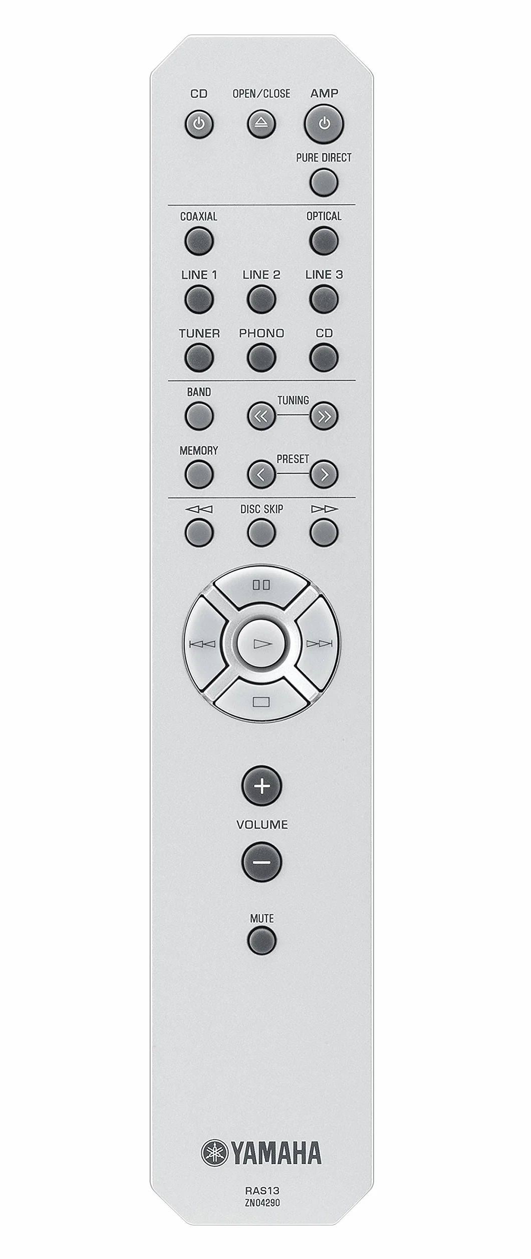Yamaha A-S301 Wzmacniacz, Czarny, 43.5 x 38.7 x 15.1 cm
