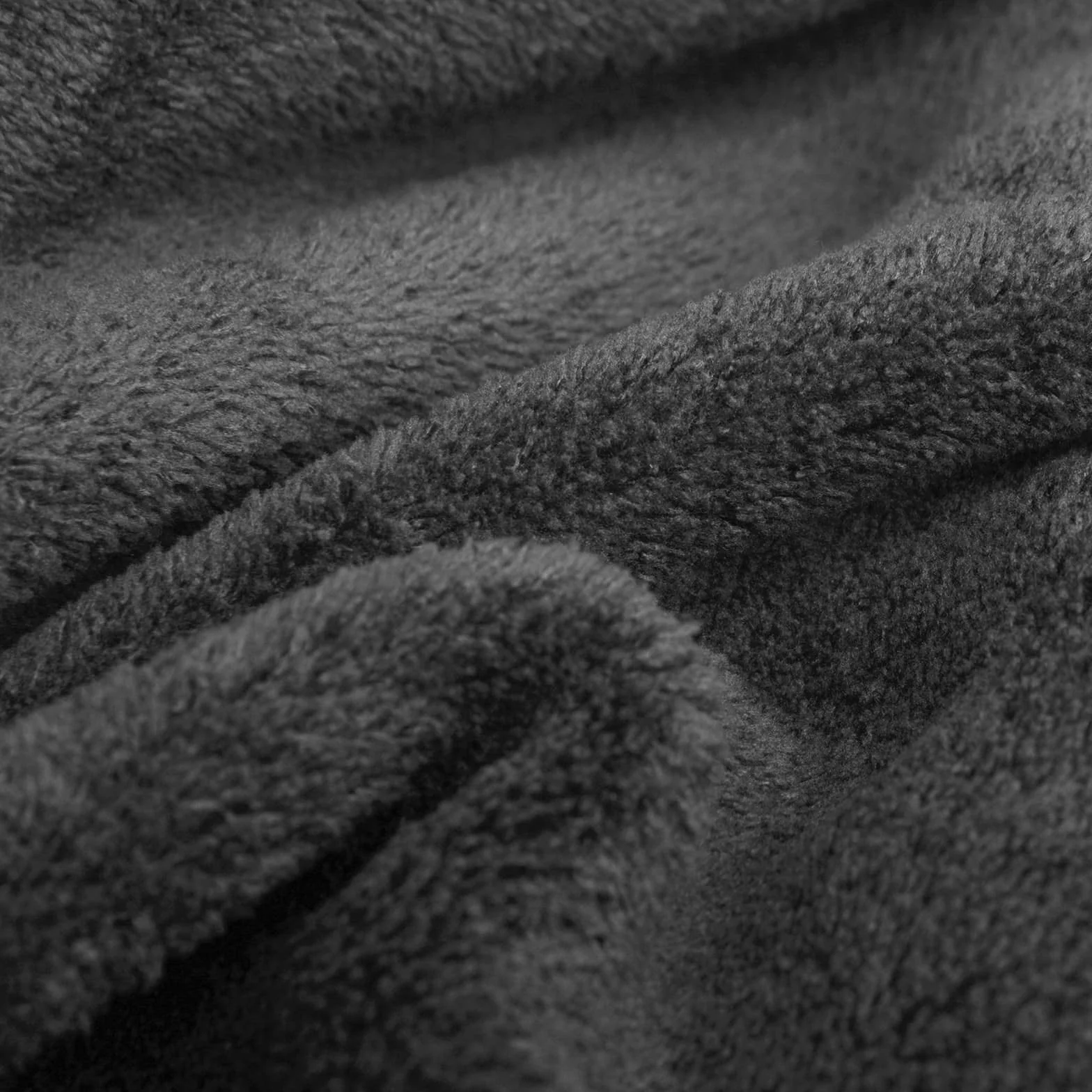 Snug Rug Deluxe przytulny koc z rękawami dla dorosłych, koc z włókniny z rękawami, z polaru Coral, łupek szary, 214 x 152