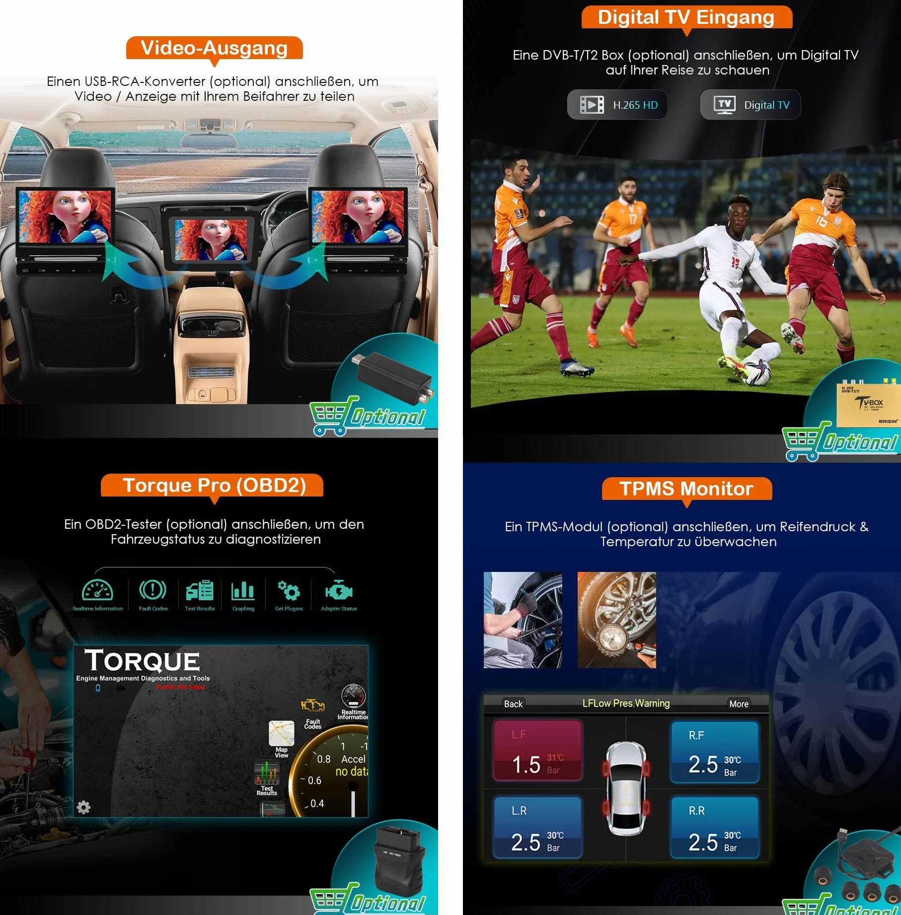 Erisin 8-rdzeniowy 4 GB 64 GB Android 14 radio samochodowe z nawigacją GPS do Skoda Octavia Superb Fabia Combi Roomster Yeti CarPlay 9-calowy ekran dotykowy WiFi DSP DAB+ SWC Canbus