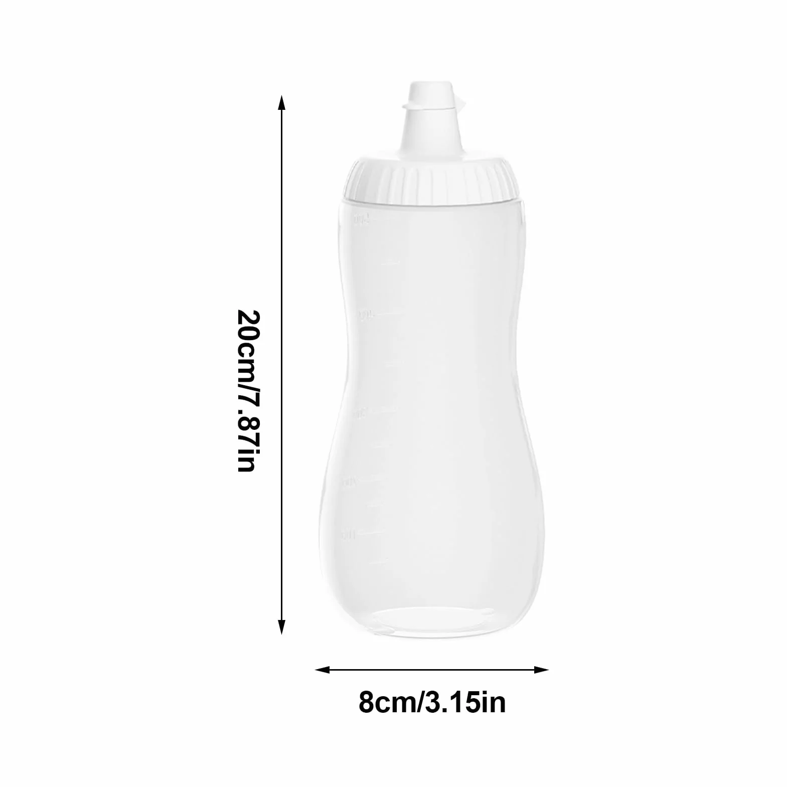 500ml Portable Condiment Dispenser, Squeeze Sauce Bottles, Kitchen Sauce Container with Leak Proof Lid, Meal Prep Tool, Multiple Purpose Food Storage for Cooking, Restaurant Home Travel Usage
