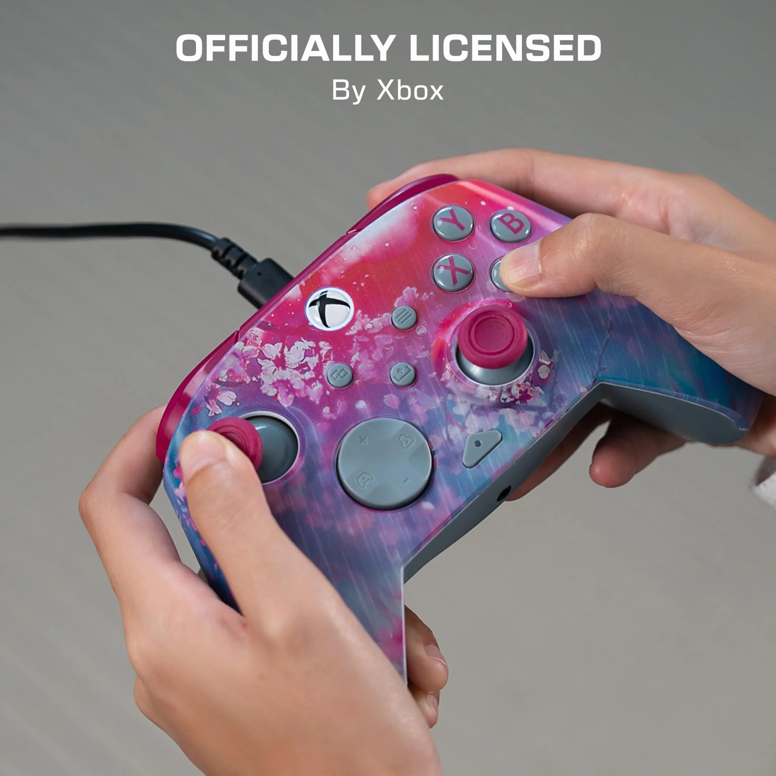 Turtle Beach Rematch Advanced Wired Gaming Controller for Xbox & PC, Lenticular Multi-Design, Remappable Buttons, Hall-Effect Hair Triggers, 8ft Cable, Officially Licensed by Xbox