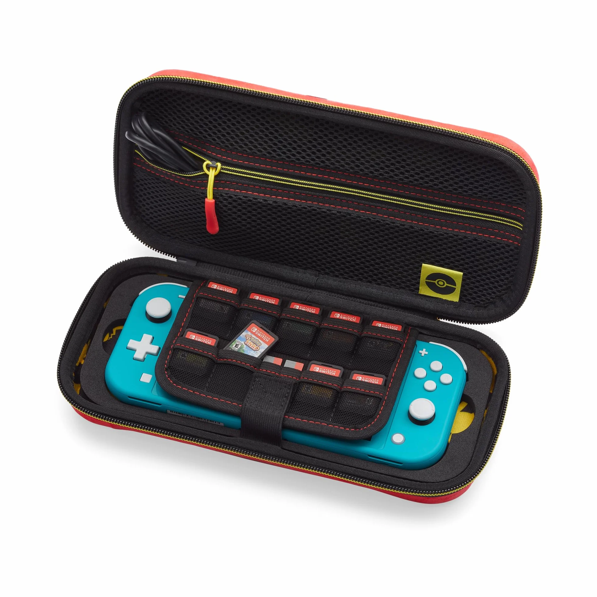 Ochronny pokrowiec PowerA Travel Pro do konsoli Nintendo Switch model OLED - Skok Pikachu, obudowa, pokrowiec na konsolę, akcesoria, pojemnik, oficjalnie licencjonowane
