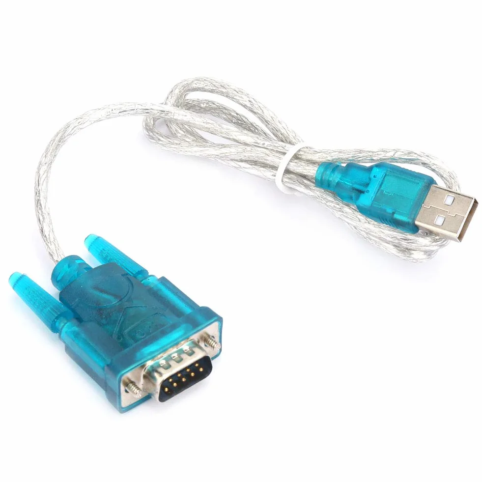 Adapter USB na RS232, 2 Sztuki Kabel Szeregowy 9-Pinowy Kompatybilny z Modemem i Urządzeniami dla Komputerów i Aparatów Cyfrowych