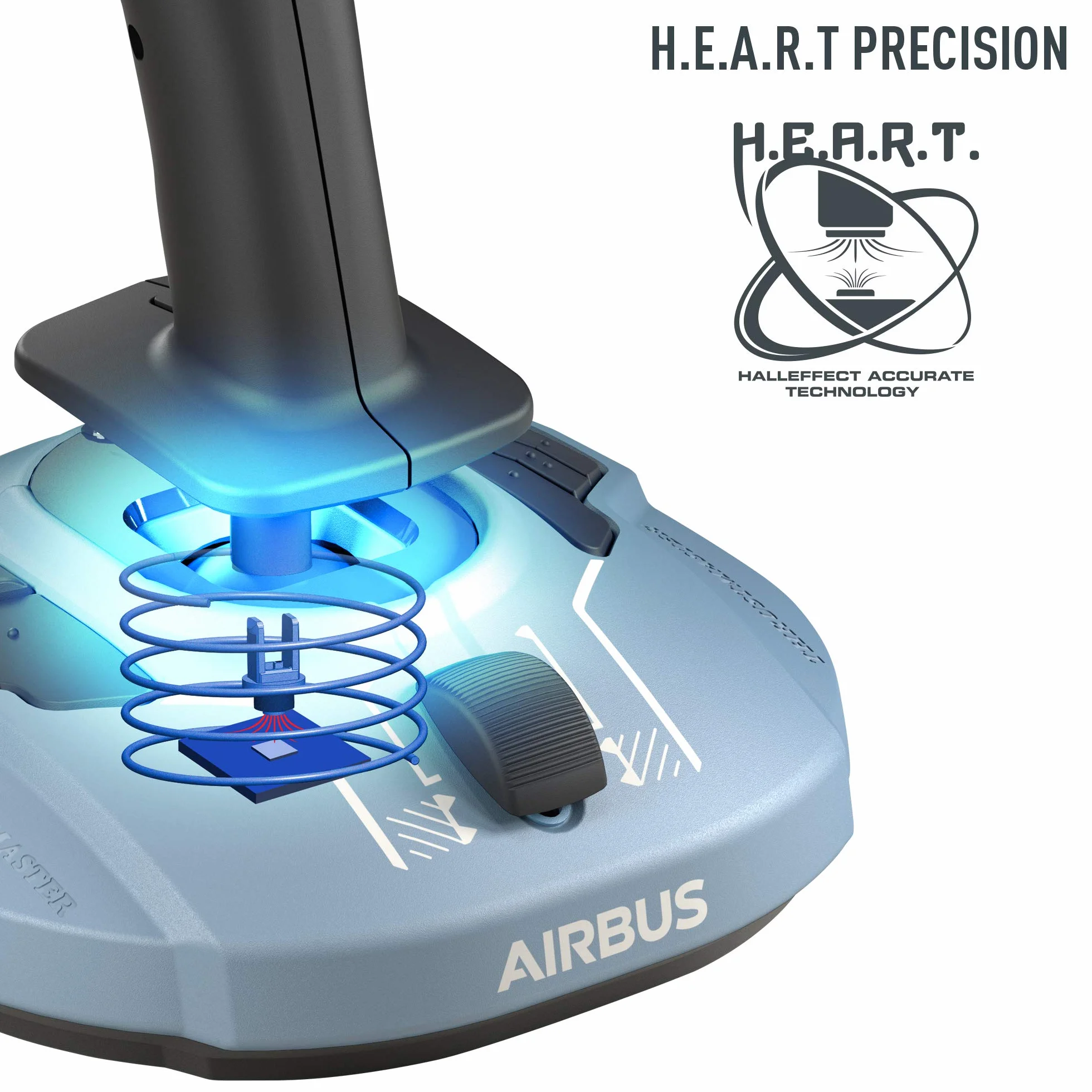 Thrustmaster TCA Sidestick Airbus Edition ergonomiczna replika bocznego drążka sterowego do PC