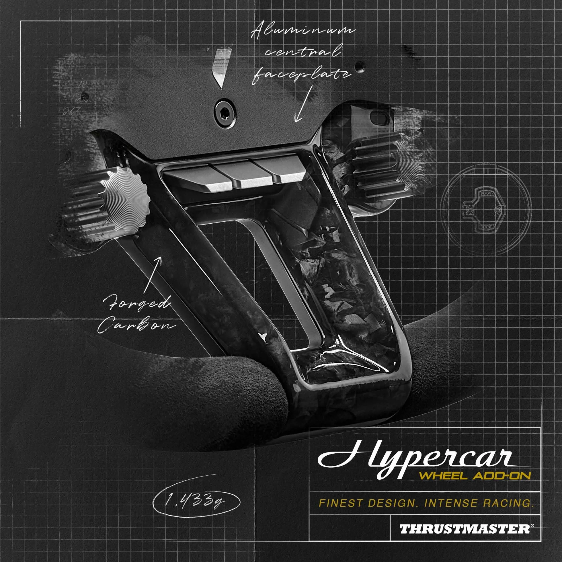 Thrustmaster Hypercar Wheel Add-On, Koło Kierownicy Klasy Premium, Do PC i Konsol