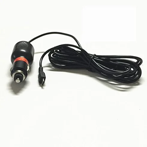Kabel zasilający pojazdu 12 V-24 V DC 3,5 m Micro USB ładowarka samochodowa 2 A z bardzo długim przewodem do nawigacji GPS Garmin TomTom DVR kamera samochodowa (Micro USB 3,5 m)