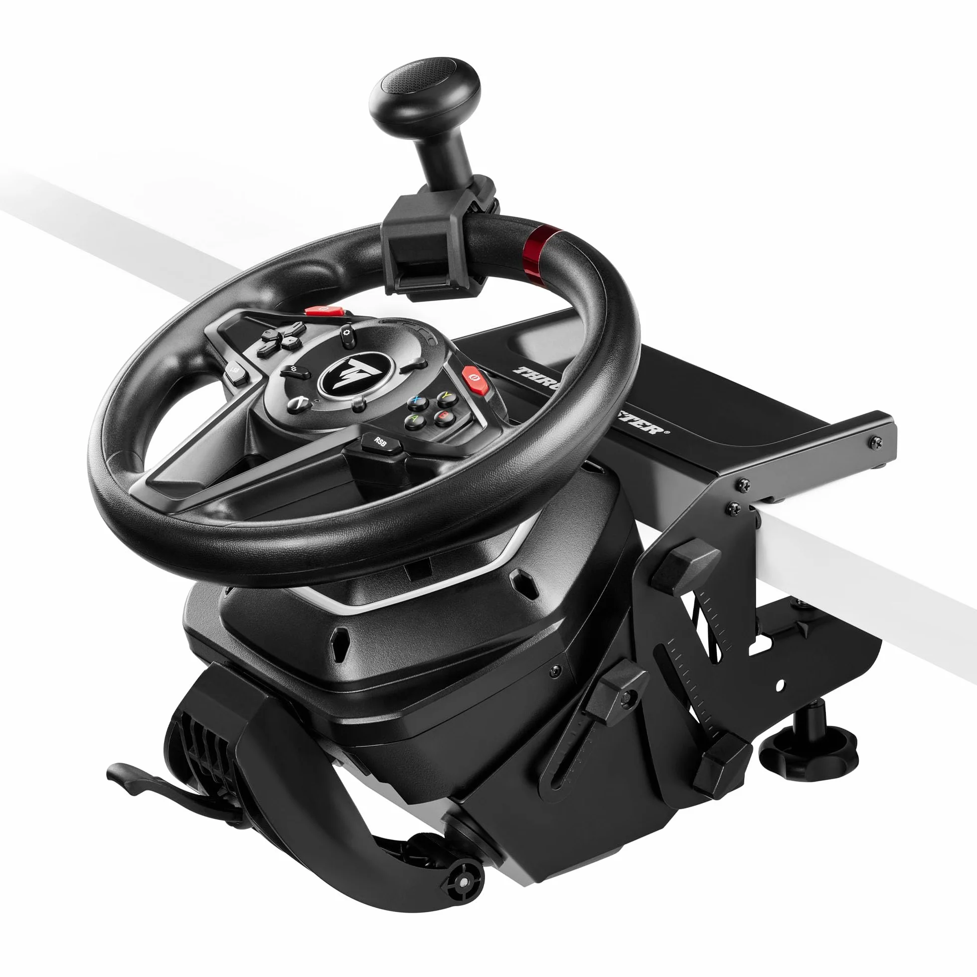Thrustmaster T128 SimTask Pack, Kierownica Wyścigowa T128, Układ Mocowania Steering Kit do Gier Symulacyjnych