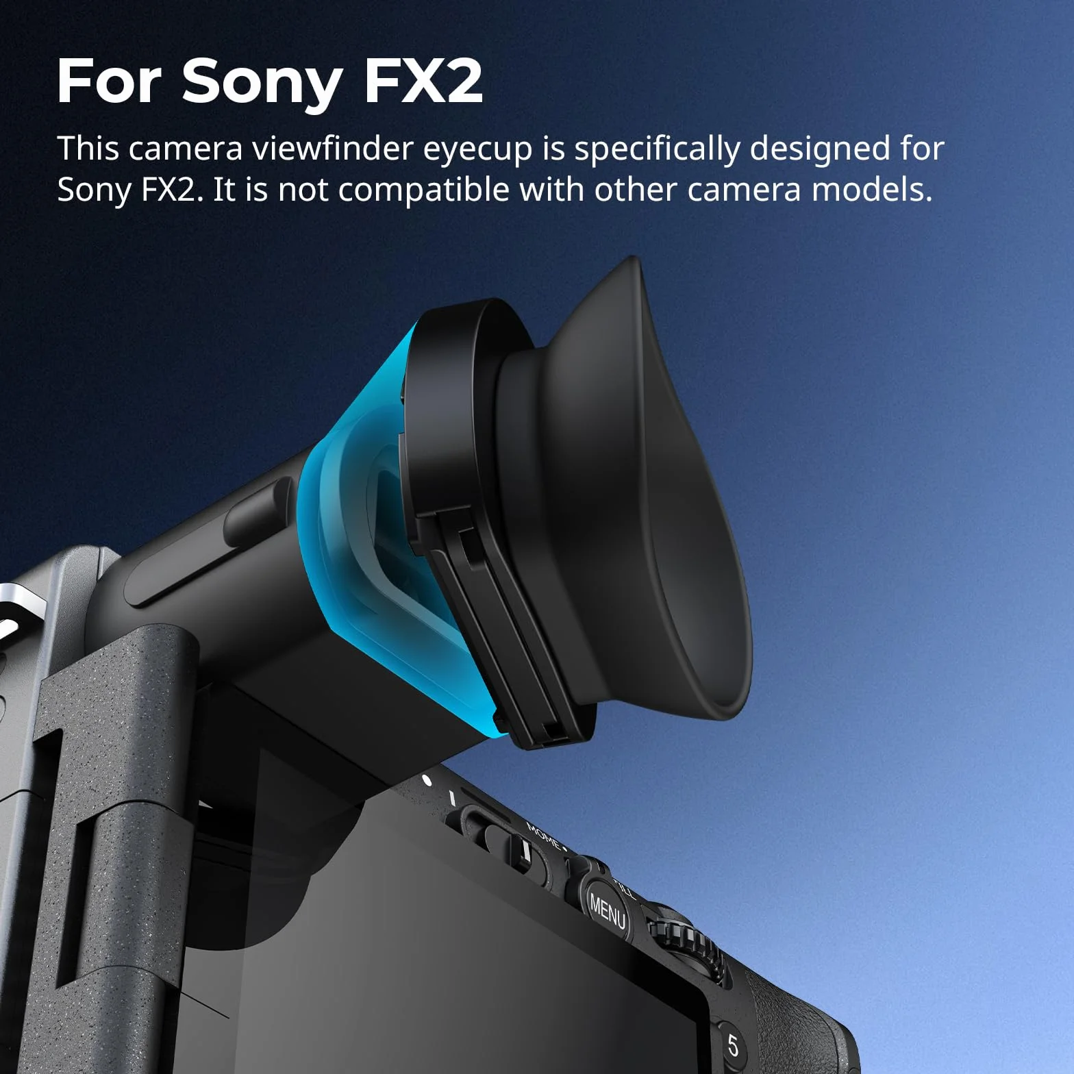 SMALLRIG Muszla oczna wizjera kamery poziomo-pionowej do Sony FX2 5713