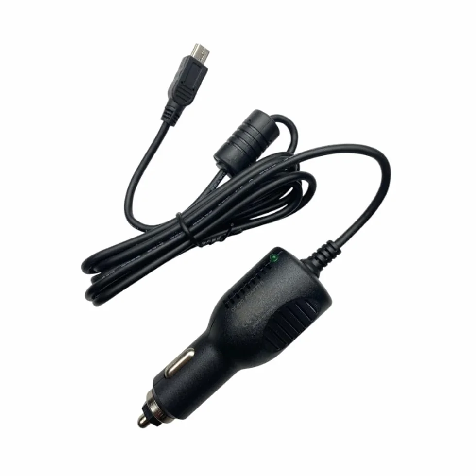 Premium mini USB samochodowy kabel do ładowania 12 V/24 V z anteną TMC kompatybilny z Tomtom Becker Garmin Nüvi Navigon, odbiornik nawigacji nawigacja