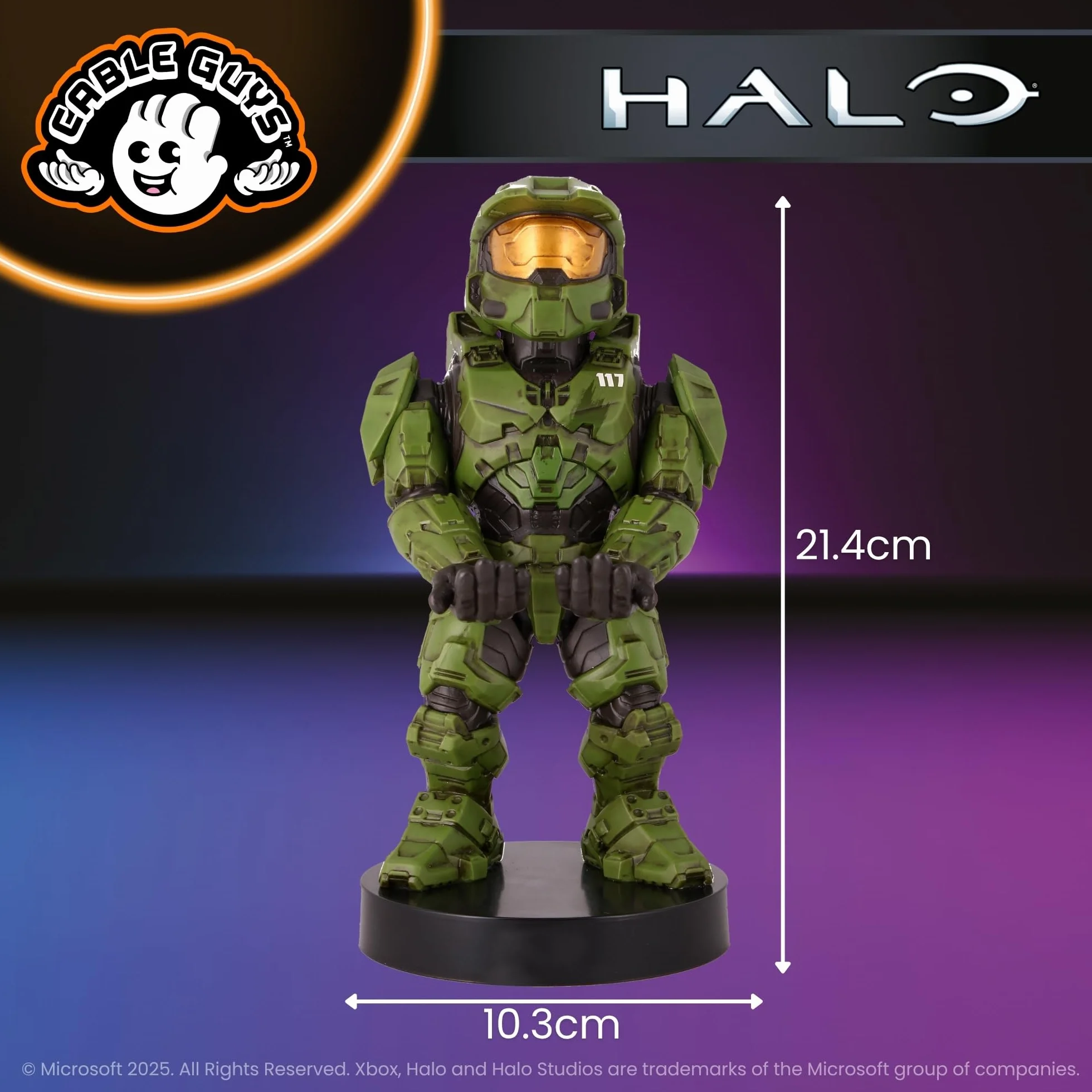 Cable Guys Halo Master Chief Infinite Gaming Accessories Phone Holder for Xbox PlayStation Nintendo Switch