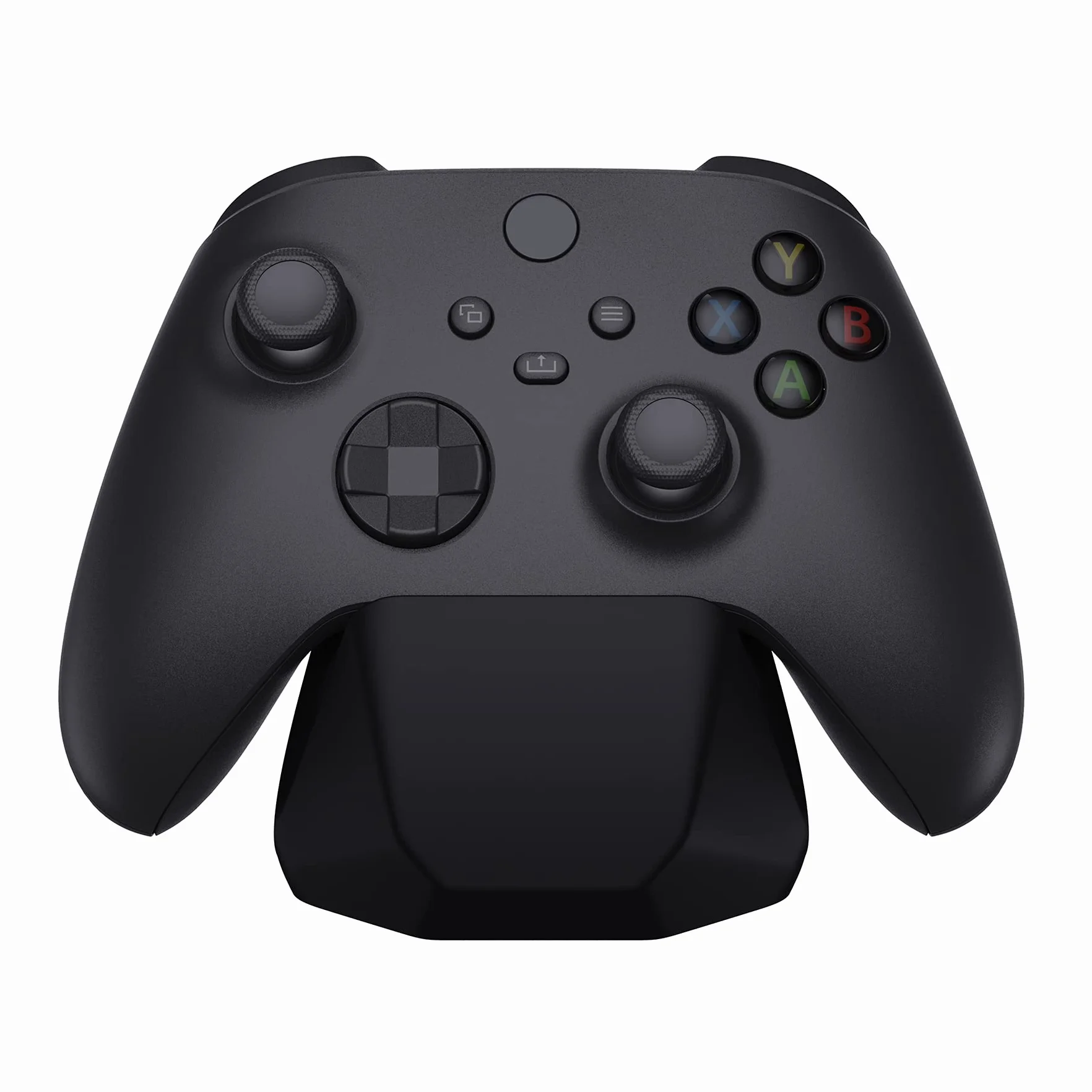 PlayVital Uchwyt Kontroler do ps5/ps4 Podstawka Stojak do Xbox Series/One X S/Switch Pro-Jednolita Czerń
