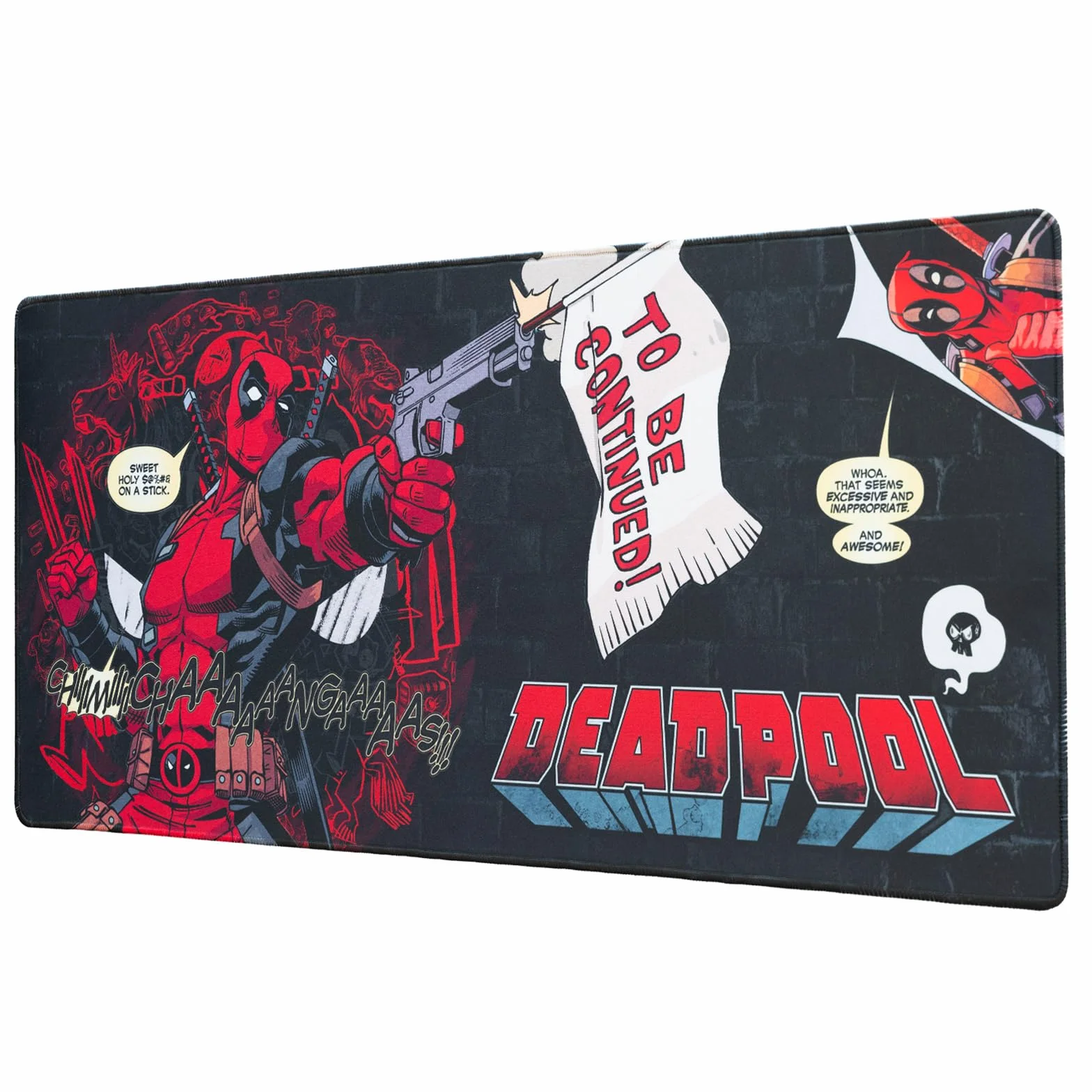 Grupo Erik Street Fighter Mouse Mat | Desk Pad | 31.5" x 13.78" | Non-Slip Rubber Base Mouse Pad, Gaming Mouse Pad, Keyboard Mouse Mat | Arcade Games