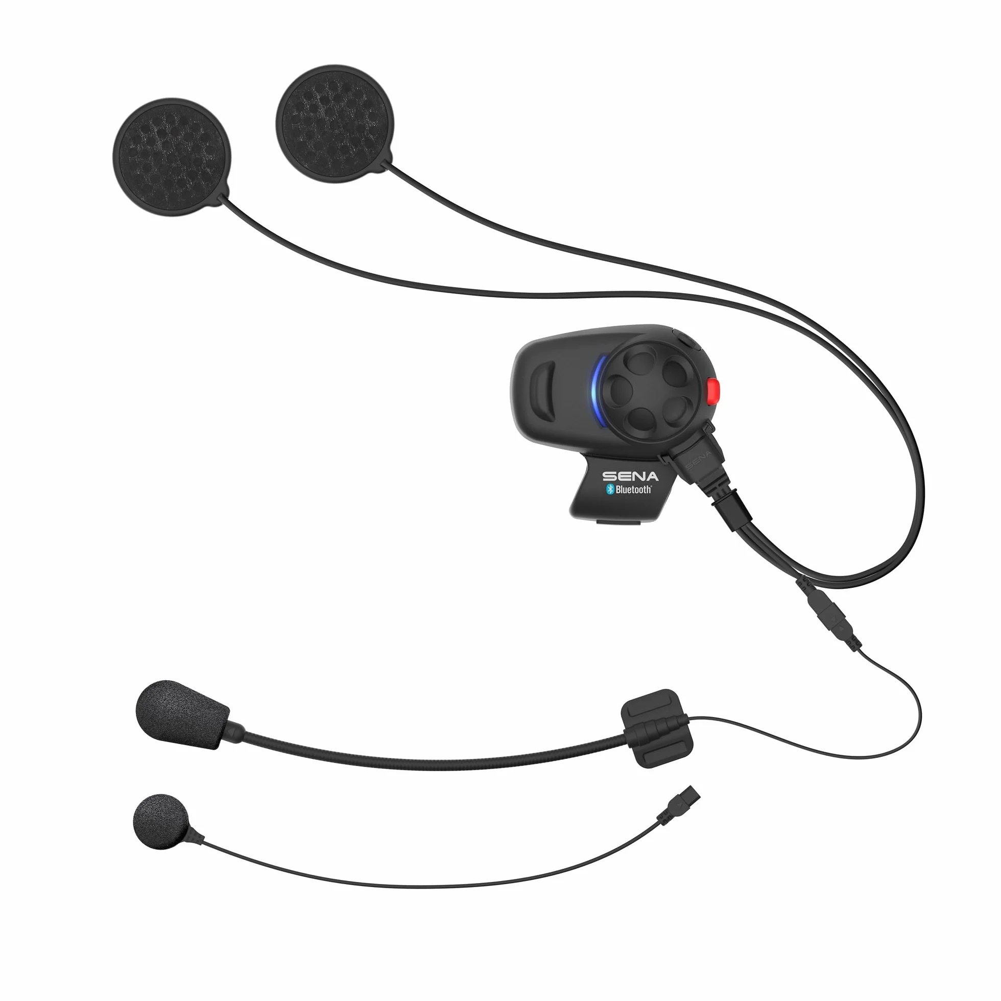 Sena SMH5-10 SMH5 system komunikacji Bluetooth do motocykli i skuterów, pojedyncze opakowanie, czarny