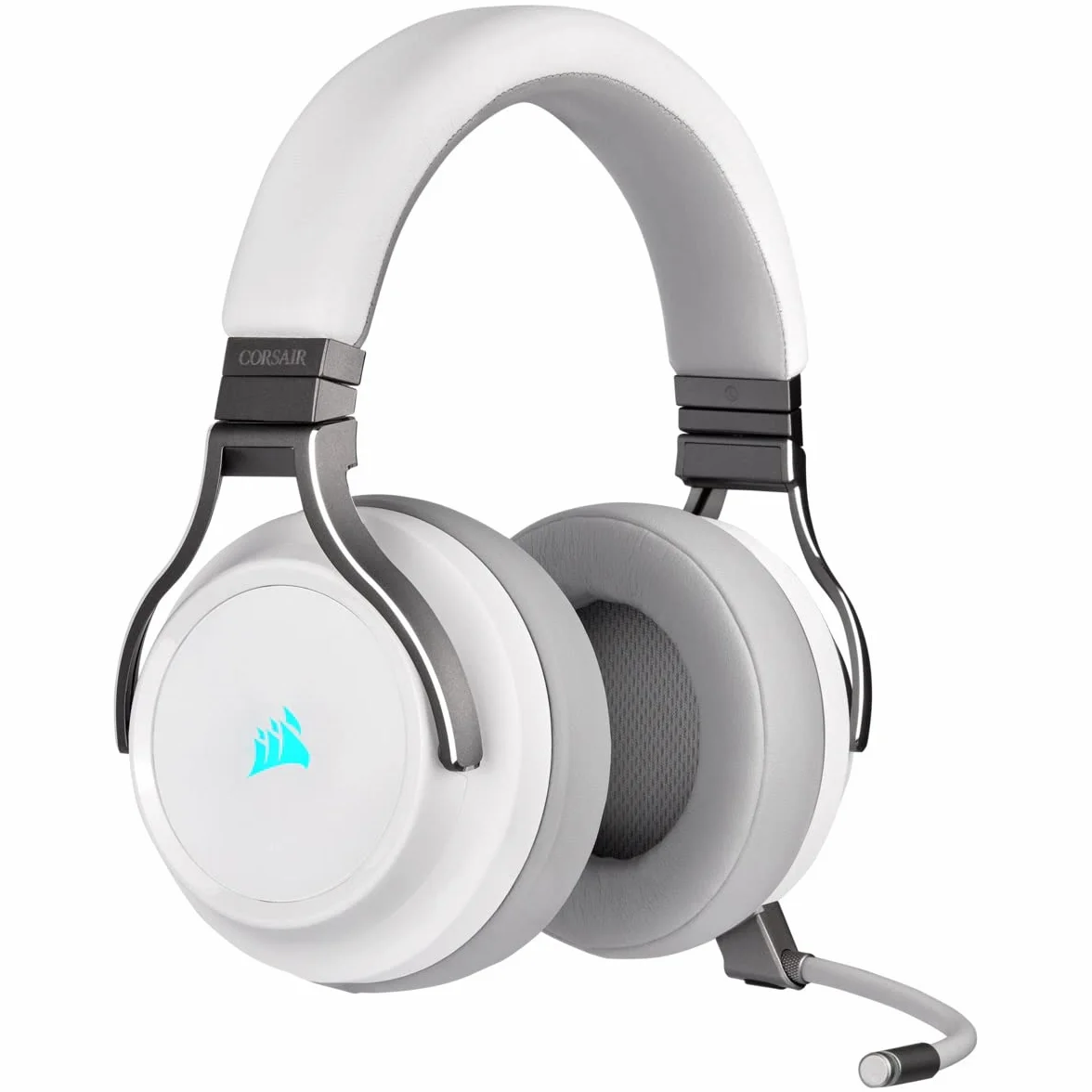 Corsair VIRTUOSO RGB WIRELESS High-Fidelity Gaming Headset Biały