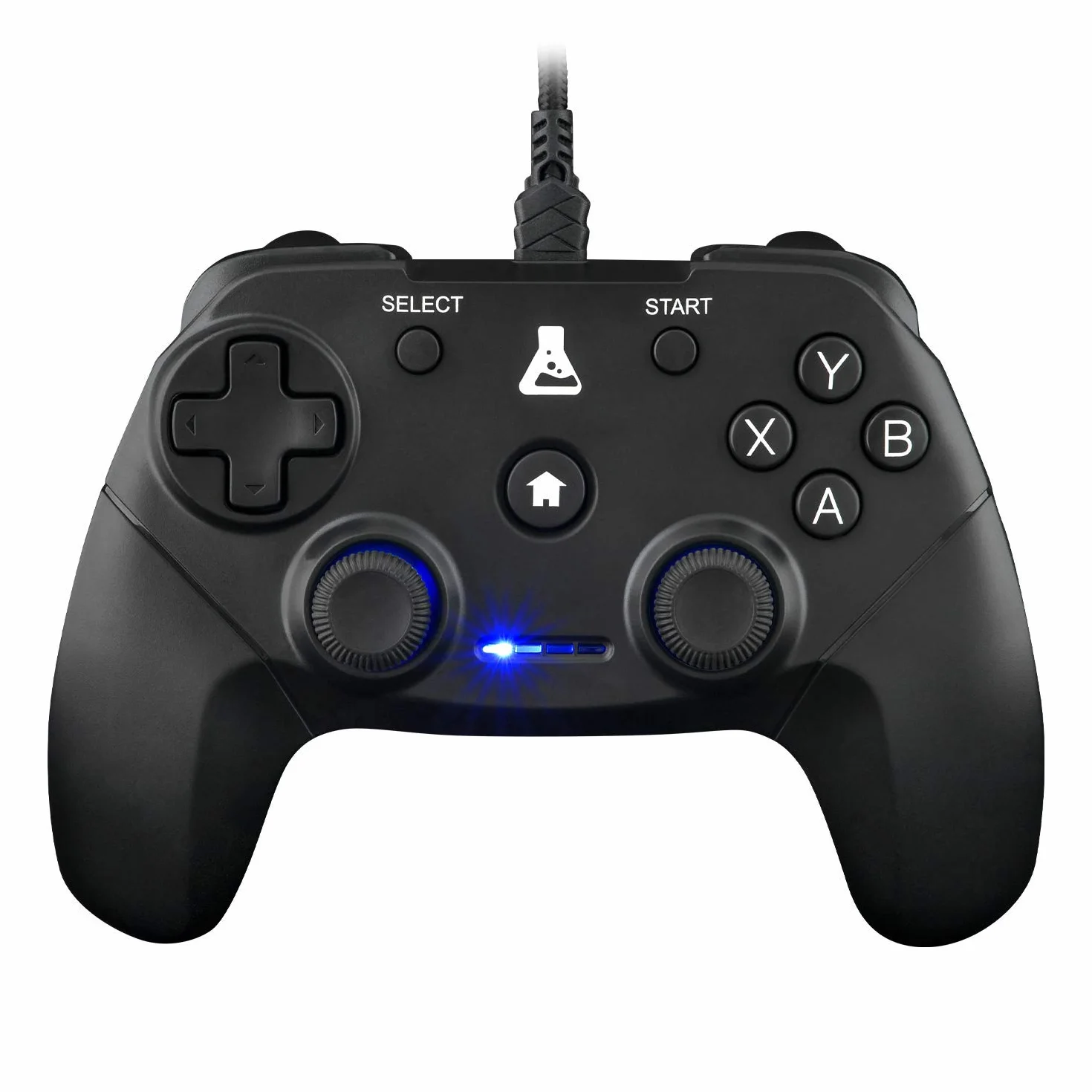 THE G-LAB K-Pad Thorium Przewodowy kontroler gier USB Gamepad dla PC PS3 Windows Android (czarny)