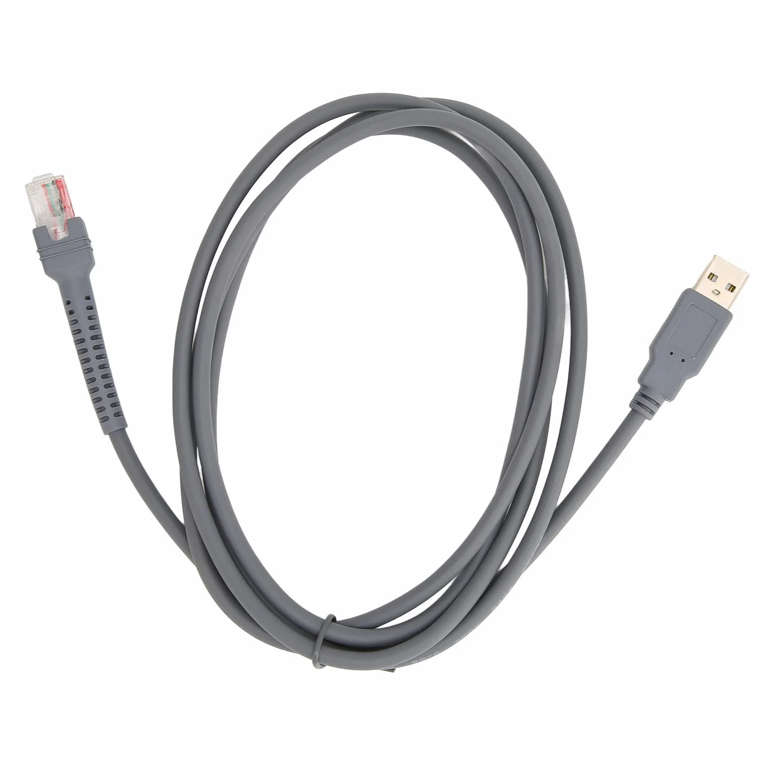 Generic Kabel LS2208 Lekki Kabel do Skanera Kodów Kreskowych Typu Plug and Play 2 Metry do LS1203 DS6707 Wygodny dla Symbol LS2208AP