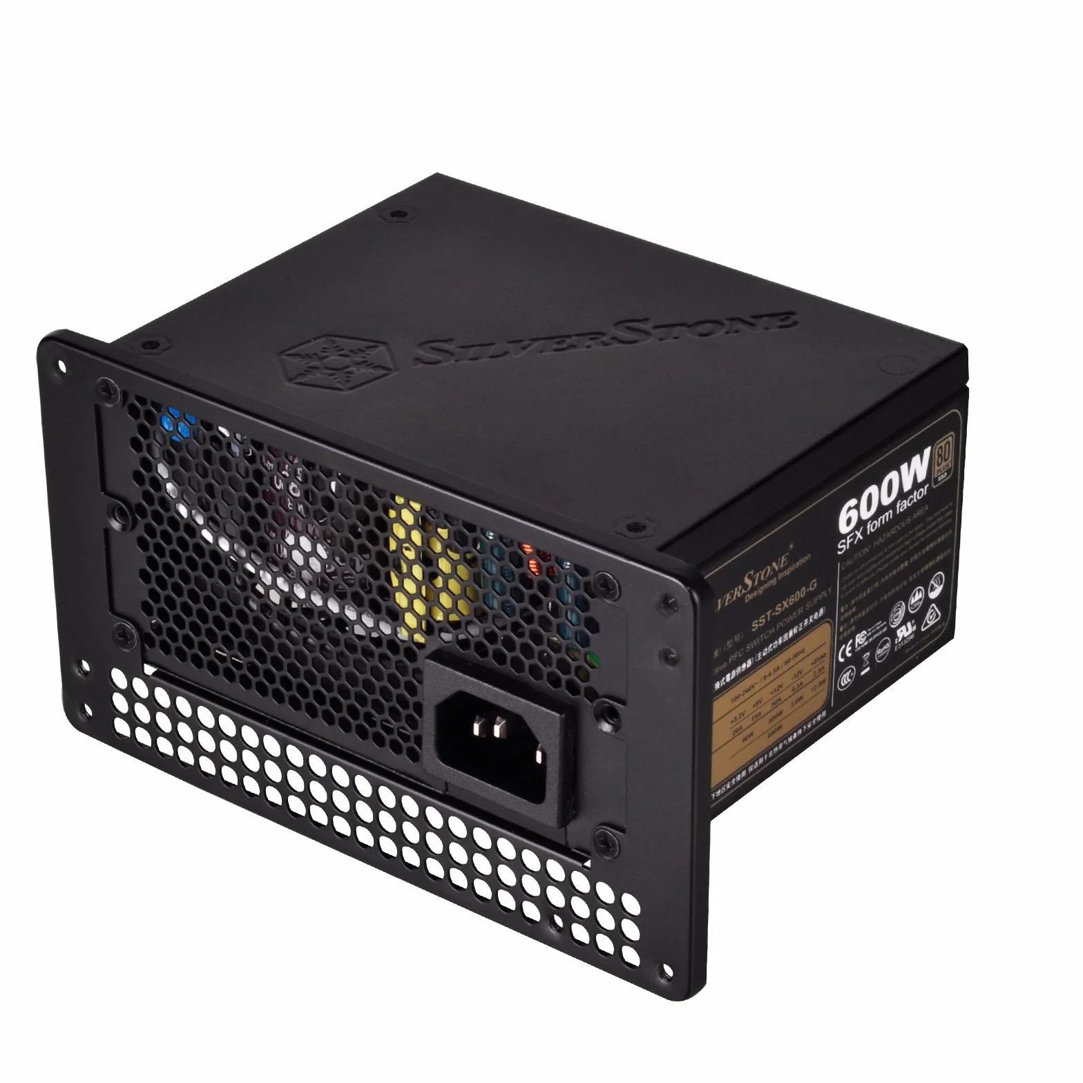 SilverStone SST-PP08 - konwerter PSU SFX na ATX, czarny