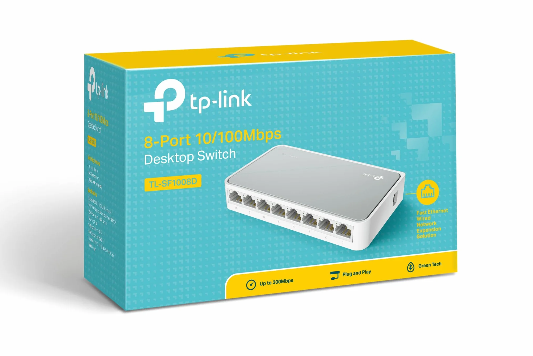 Tp-Link TL-SF1008D Przełącznik Sieciowy, Biały