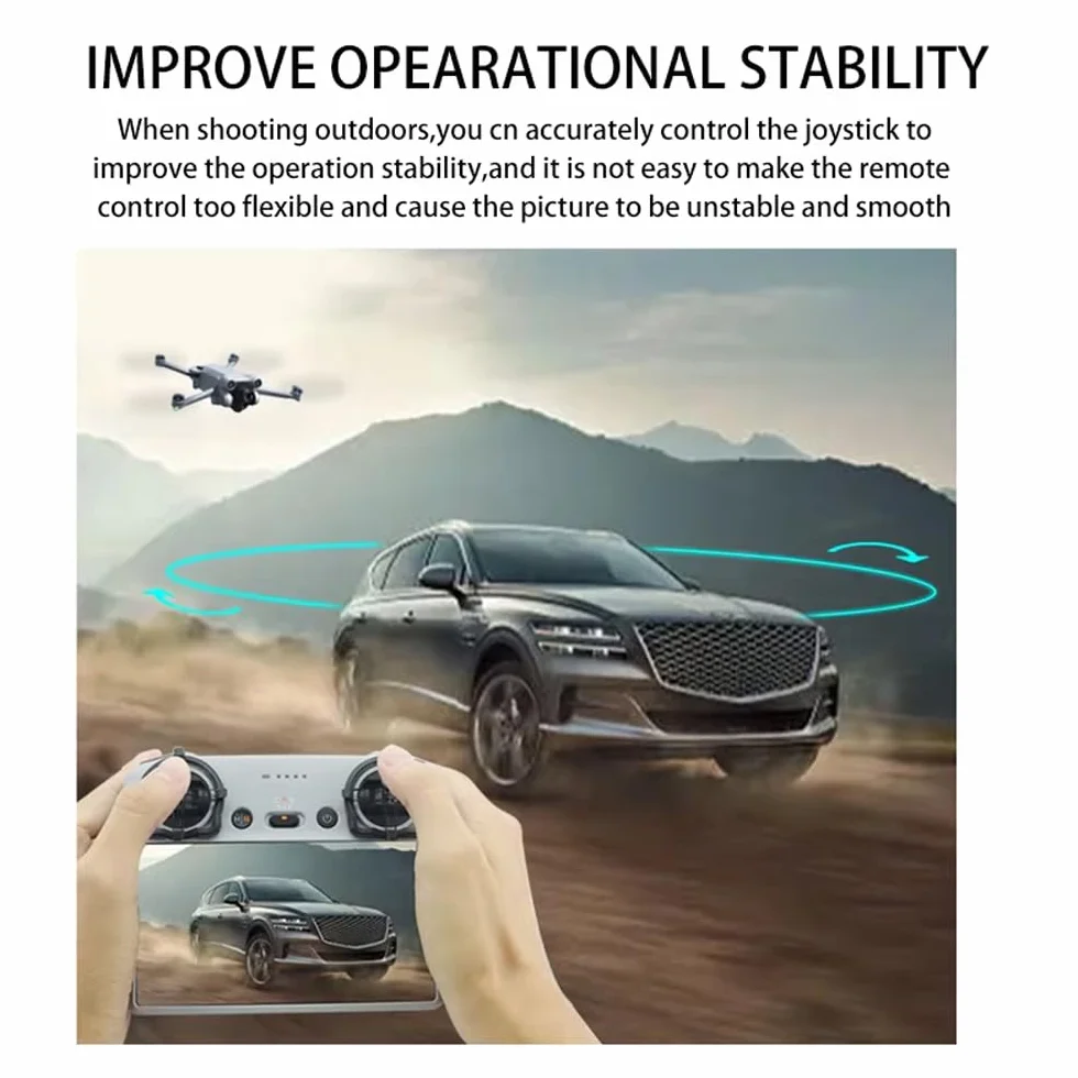 Dla DJI Air3s Mini 3 4 Pro RC 1/2 inteligentne sterowanie tłumik kołyskowy nadajnik kciuk uchwyt joystick dron prędkość stała Mavic 3 klasyczne akcesoria do dronów