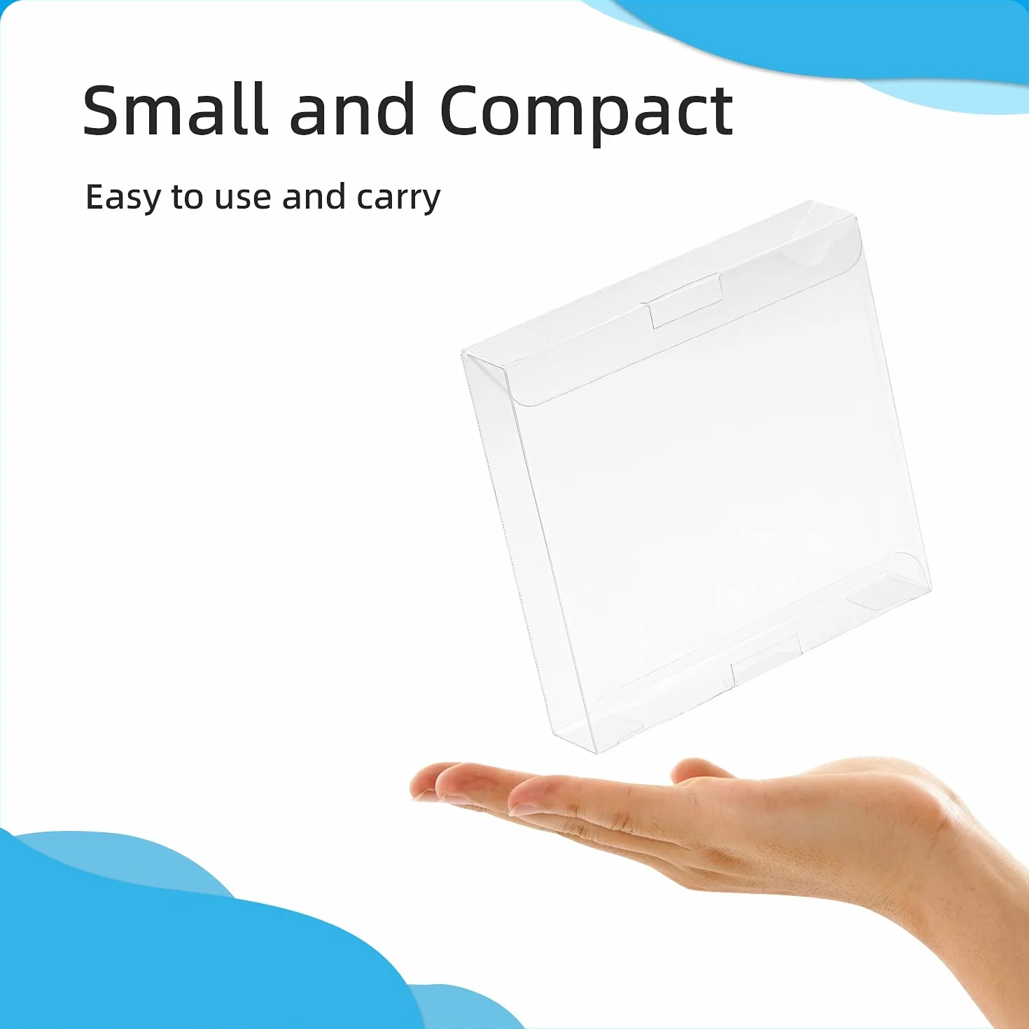 Mcbazel LOT 10 Clear Protective Covers for GameBoy/GameBoy Color/GameBoy Advance Game Cartridges (Set of 10)