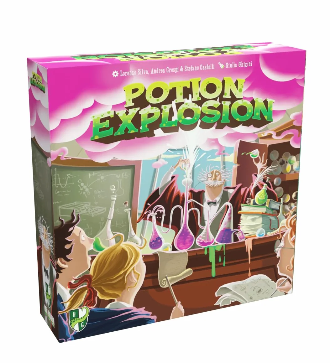 Potion Explosion Board Game | Fun & Strategic Family Game for 2-4 Players | Ages 8+ | 30-45 Min Playtime | Horrible Guild | English Version