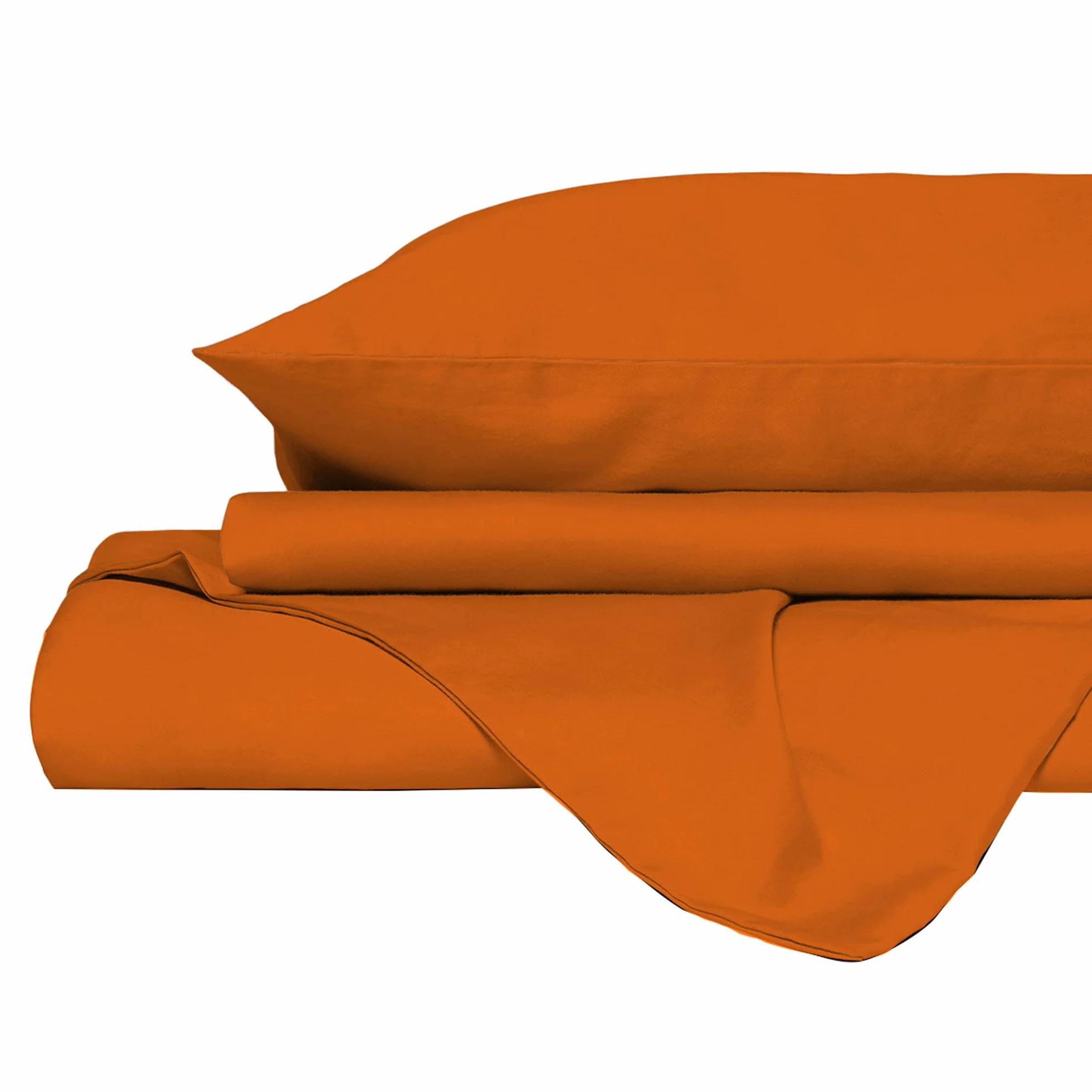 Italian Bed Linen poszewka na kołdrę, pomarańczowa, 100% mikrofibra