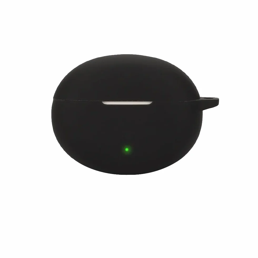 FTRONGRT Etui na słuchawki Bluetooth do OPPO Enco Air4 Pro, odporne na wstrząsy silikonowe etui na słuchawki Bluetooth, kompatybilne ze słuchawkami Bluetooth OPPO Enco Air4 Pro, czarne