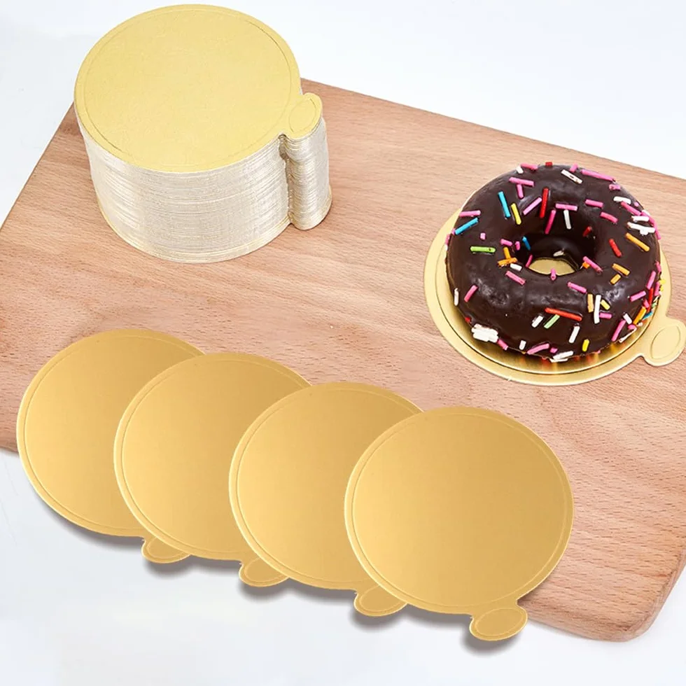 Podkładki pod tort 9 cm okrągłe jednorazowe 100 sztuk