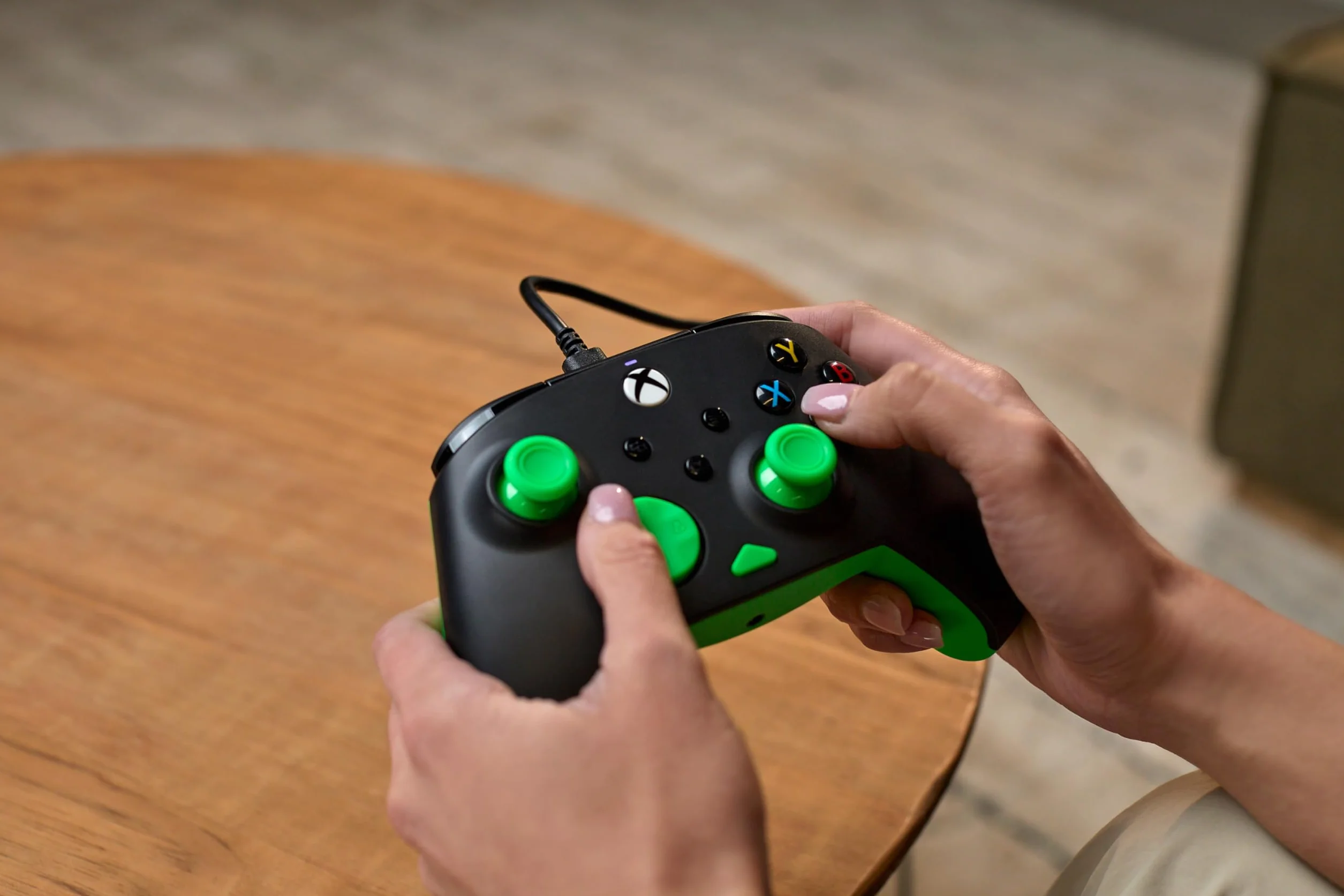 Turtle Beach Rematch Core Black/Green Wired – licencjonowany dla Xbox Series X i S, Xbox One i komputerów z systemem Windows