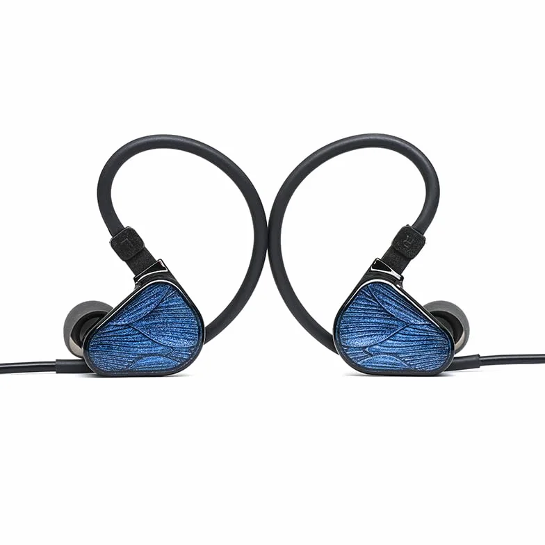 TRUTHEAR x Crinacle Zero:BLUE2 Słuchawki douszne, podwójne dynamiczne przetworniki, z odłączanym kablem, 3,5 mm