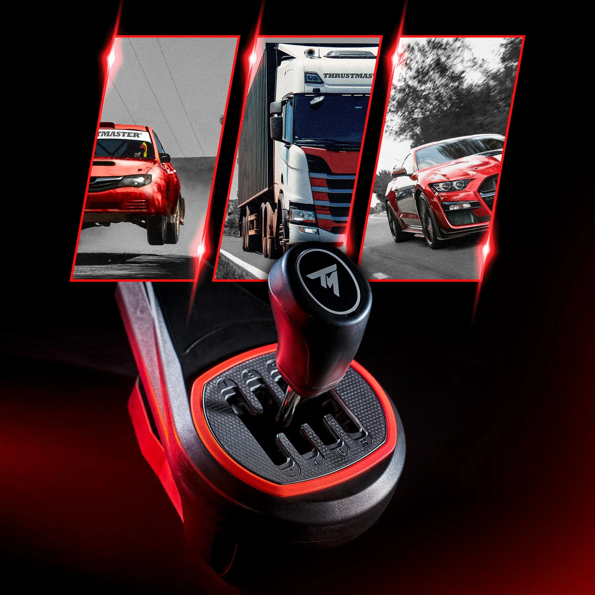 Thrustmaster TH8S Shifter - Precyzyjna, H-wzór dźwignia zmiany biegów do PC, PS4, PS5, PS5 Pro, Xbox One oraz Xbox Series X|S