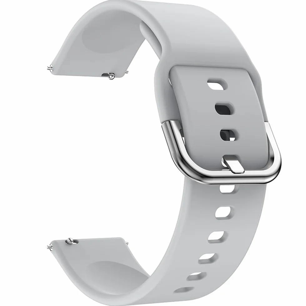 Silikonowy pasek zapasowy do zegarka Garmin Vivoactive 4S/Vivomove 3S/Venu 3S/Venu 2S, Forerunner 255S/255S Music/265S, sportowy pasek do zegarka, 18 mm, do Huawei Watch GT 4 41 mm
