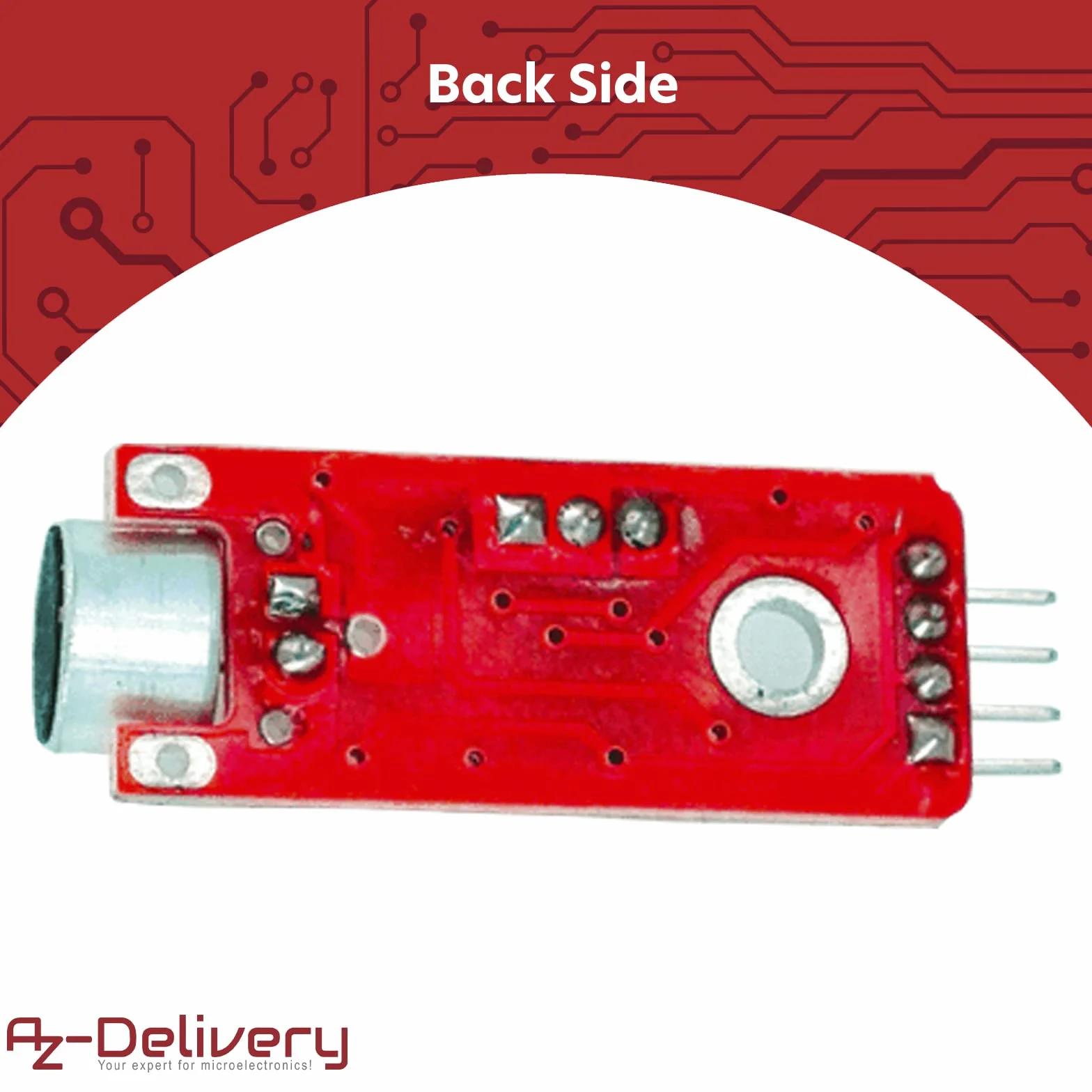 AZDelivery 3 x Mikrofon wysokiej czułości KY-037 kompatybilny z Arduino i Raspberry Pi, tym eBook!