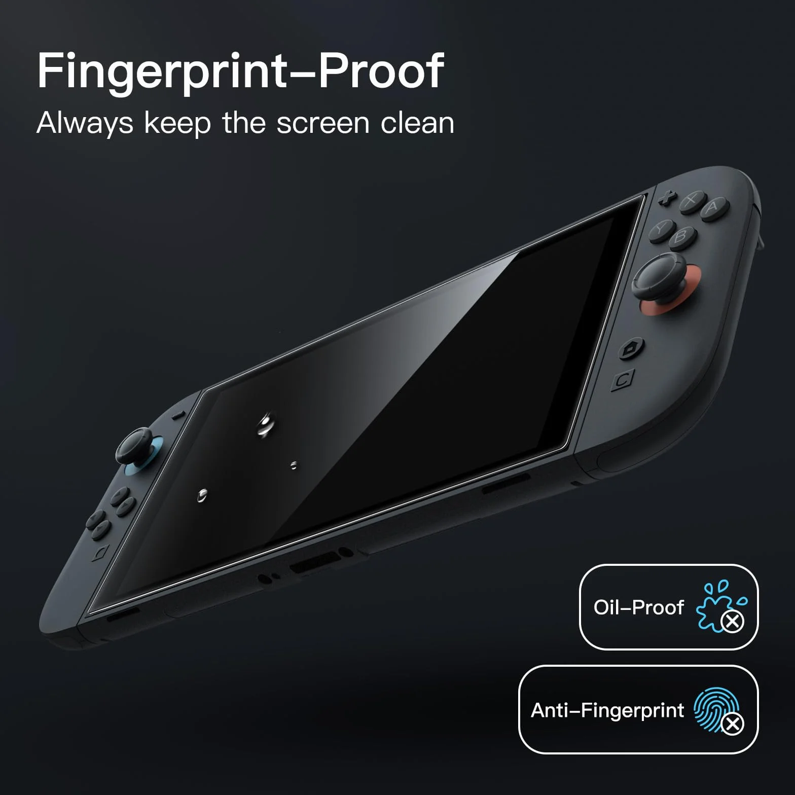 JETech Auto-Alignment Ochraniacz Ekranu dla Nintendo Switch 2 2025, 9H Szkło Hartowane Film z Bardzo Łatwe Narzędzie Instalacyjne, Antyzarysowania, HD Przejaśniać, 2 Sztuki