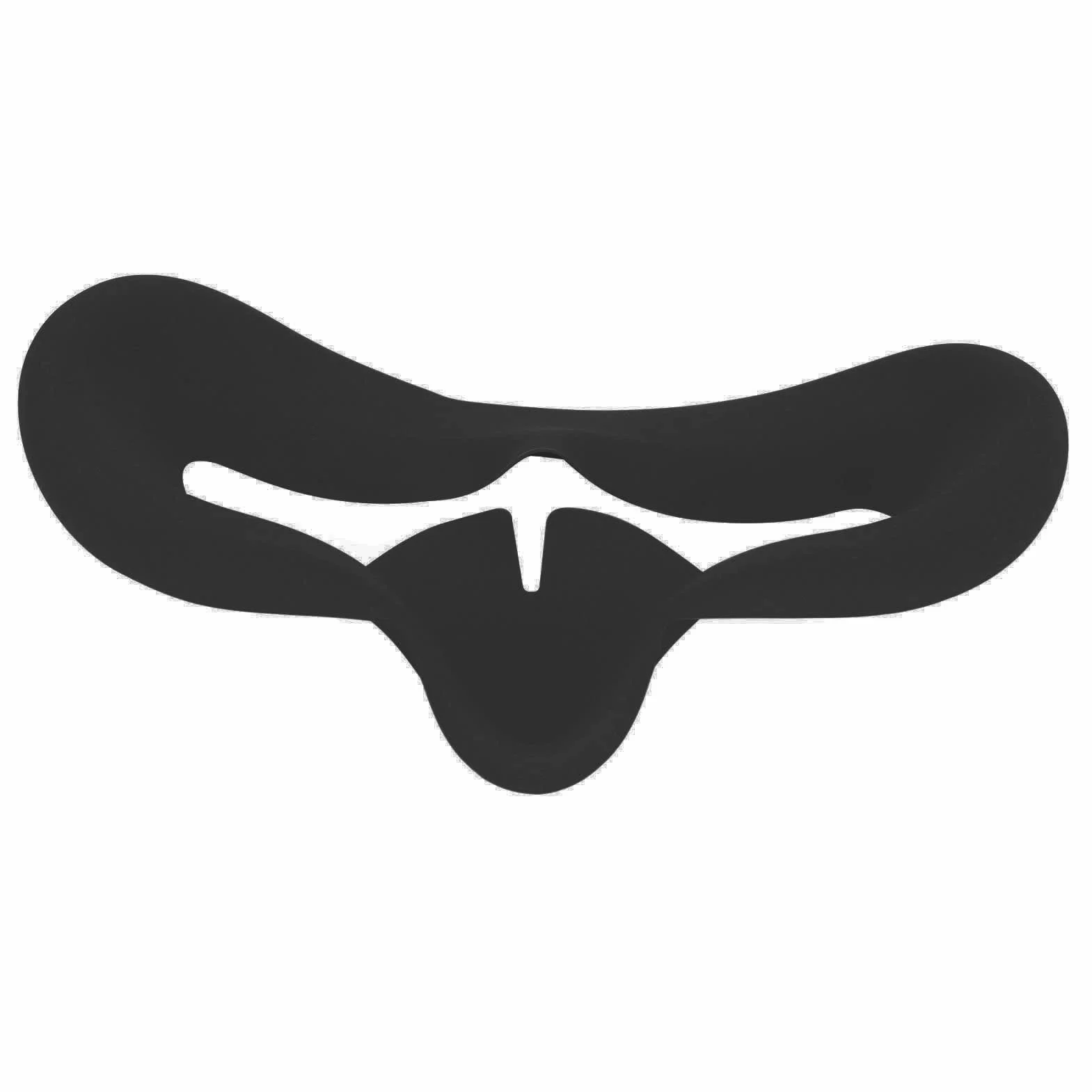 Silikonowa Osłona Twarzy VR, Okulary VR Silikonowa Maska ​​na Oczy Oddychająca Osłona Przeciw Poceniu Osłona Ochronna VR do Zestawu Słuchawkowego do Gier 2(czarny)