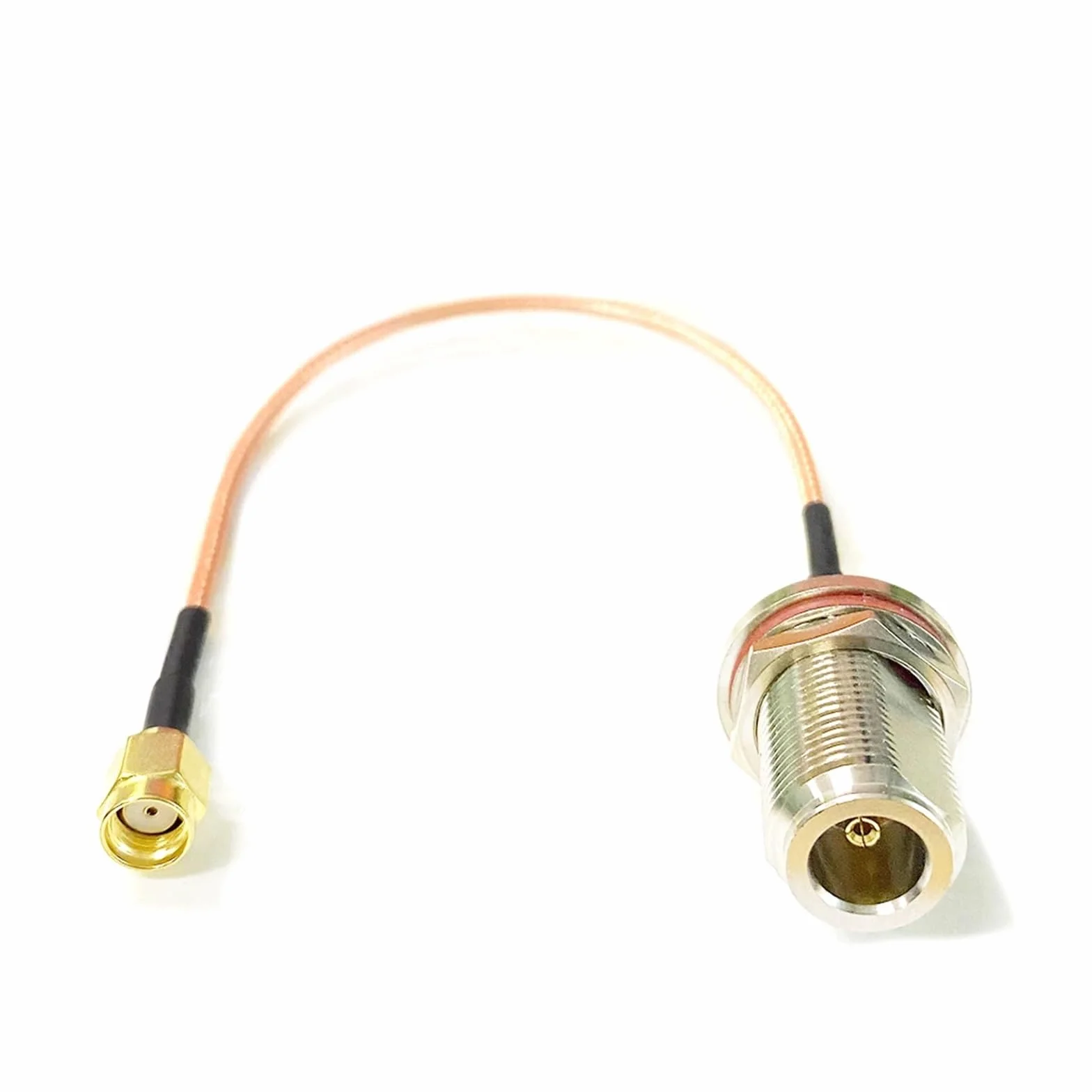 RP SMA Male Plug Inner Hole Switch SMA N TNC BNC UHF MCX MMCX Female Jack Pigtail Cable RG316 For Wireless Modem(RPSMA-N Bulkhead,15cm)