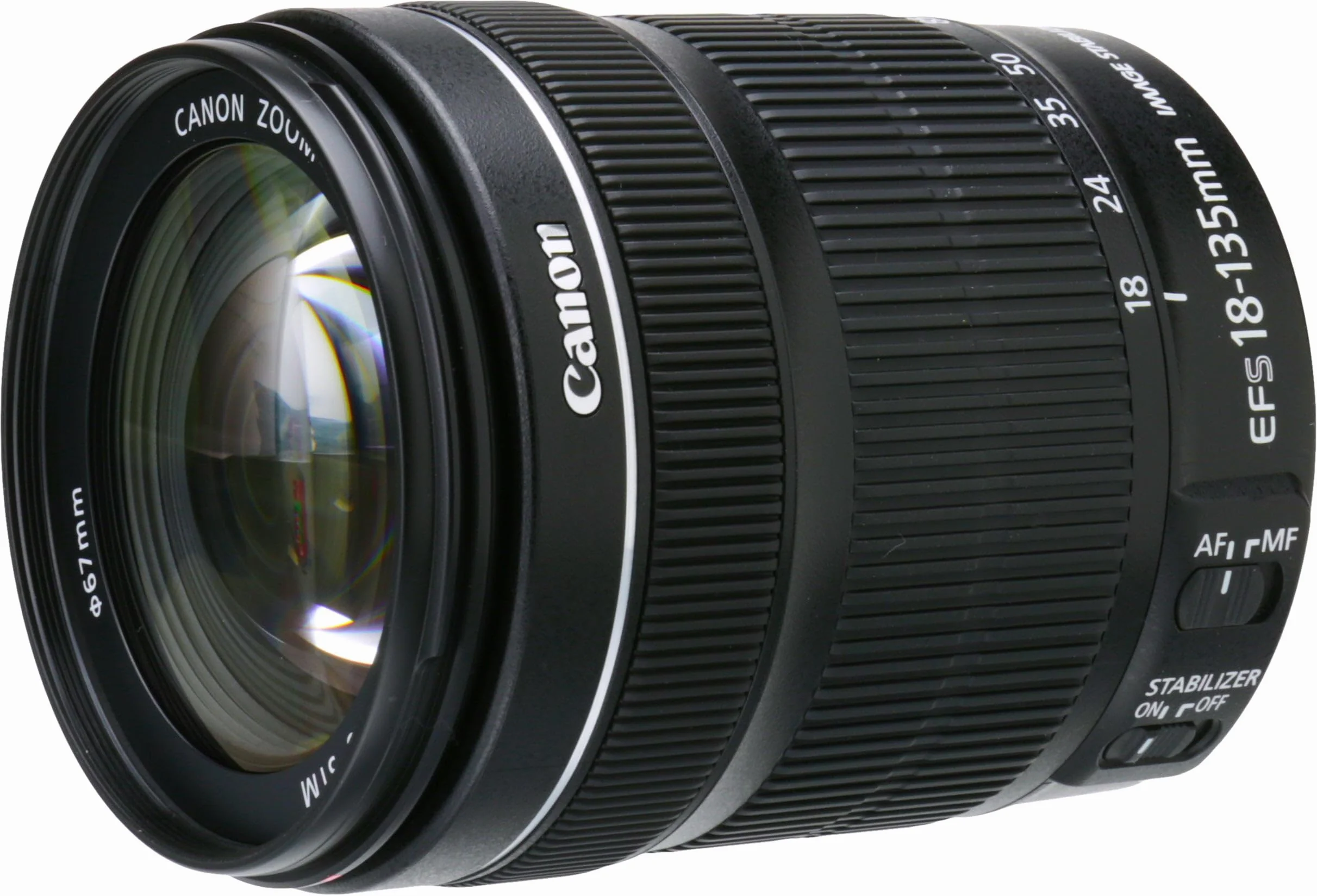 Canon EF-S 18-135 mm, F/3.5-5.6 is obiektyw STM